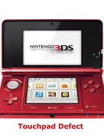 Nintendo 3DS Metallic Red (Touchpad Defect)