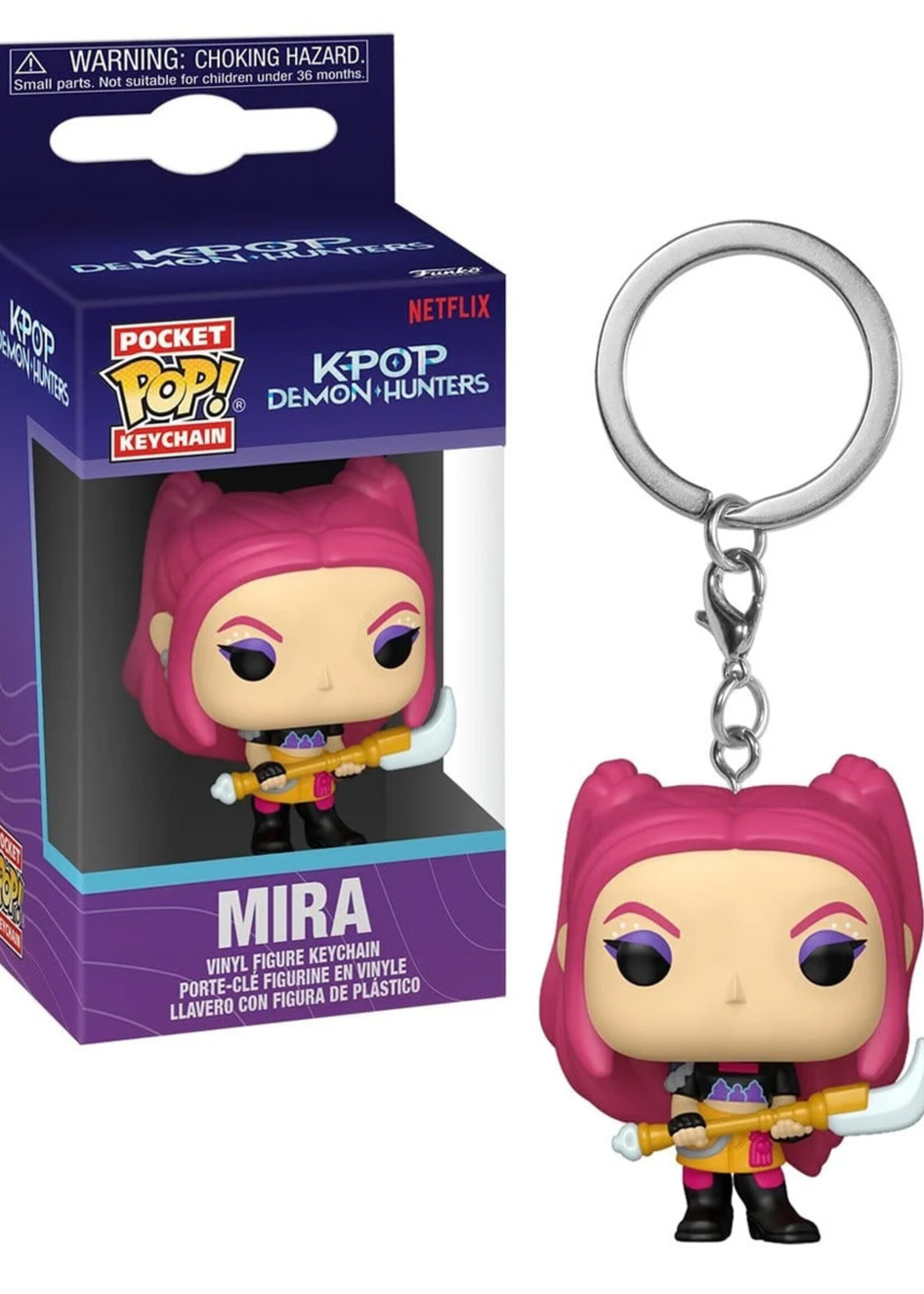 K-Pop Demon Hunters Pocket Pop Keychain Mira