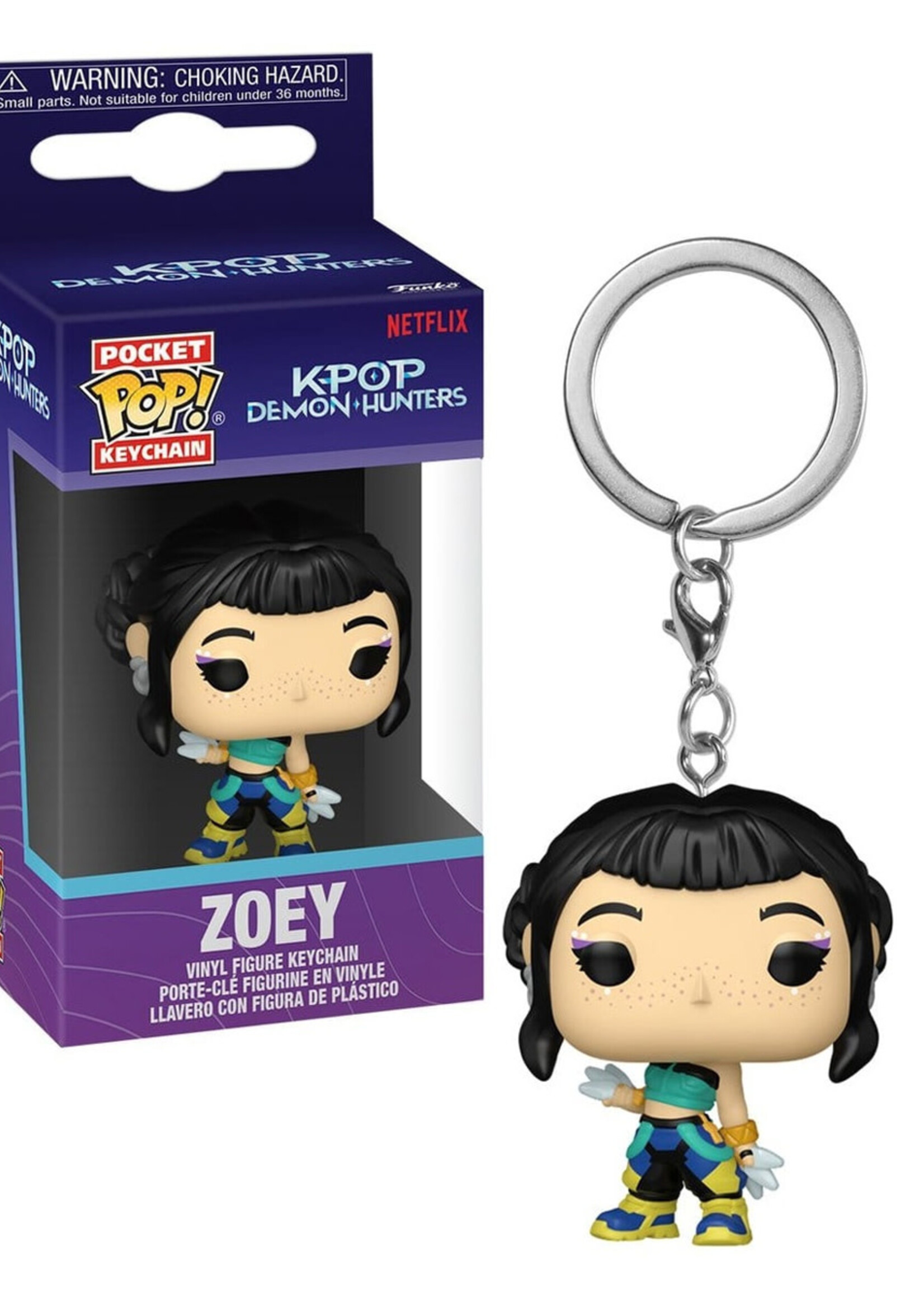 K-Pop Demon Hunters Pocket Pop Keychain Zoey
