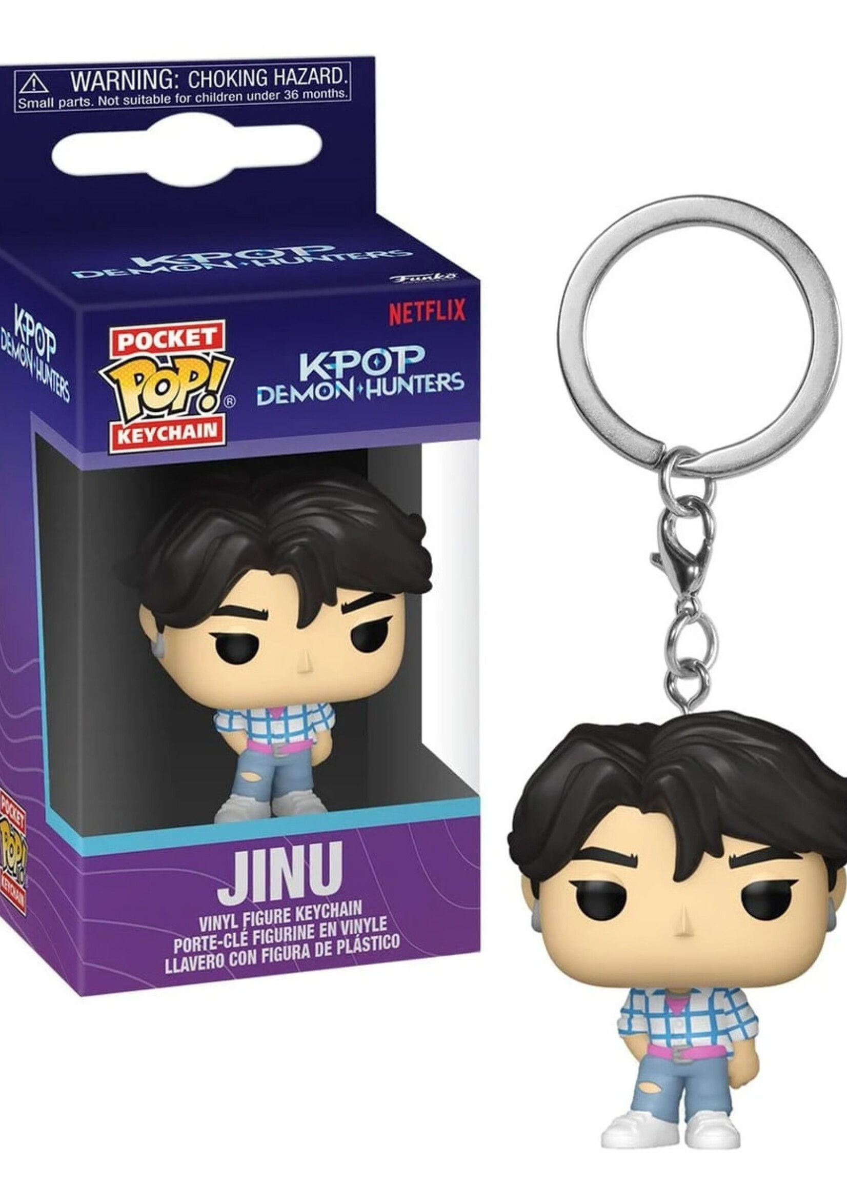 K-Pop Demon Hunters Pocket Pop Keychain Jinu