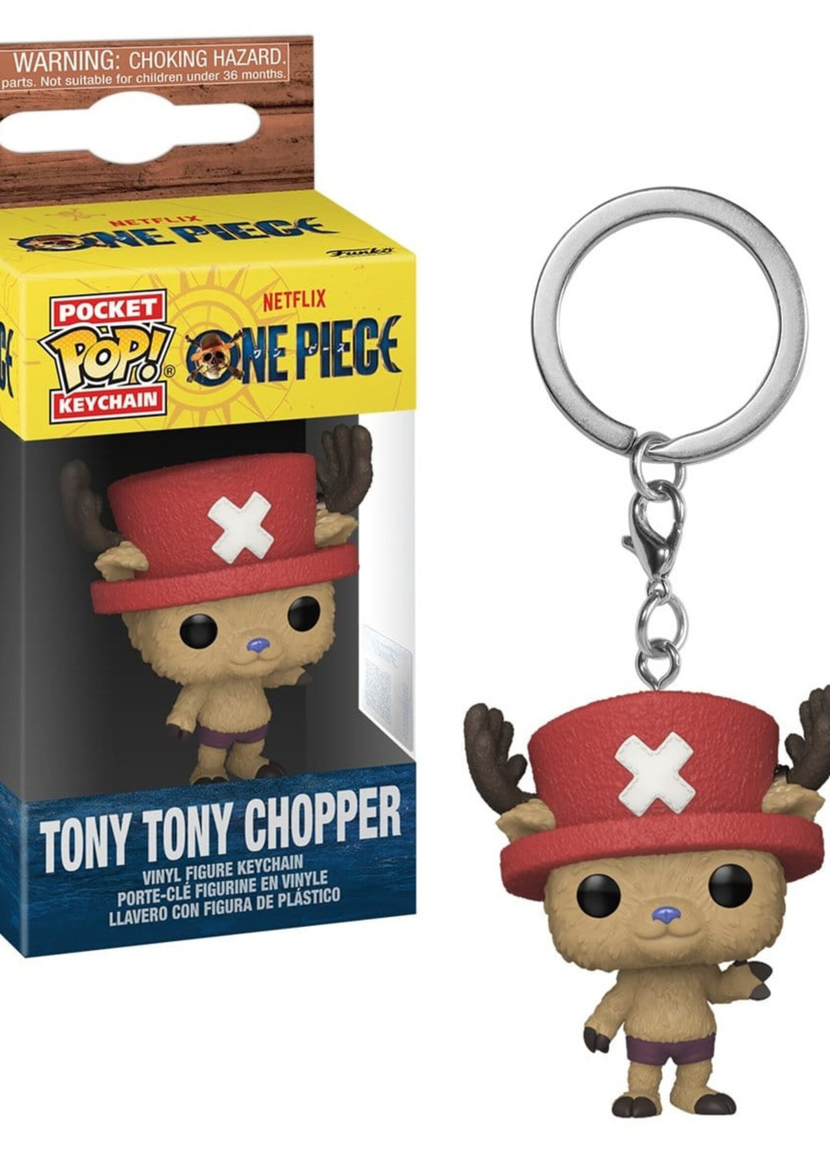 One Piece Netflix Pocket Pop Keychains Chopper