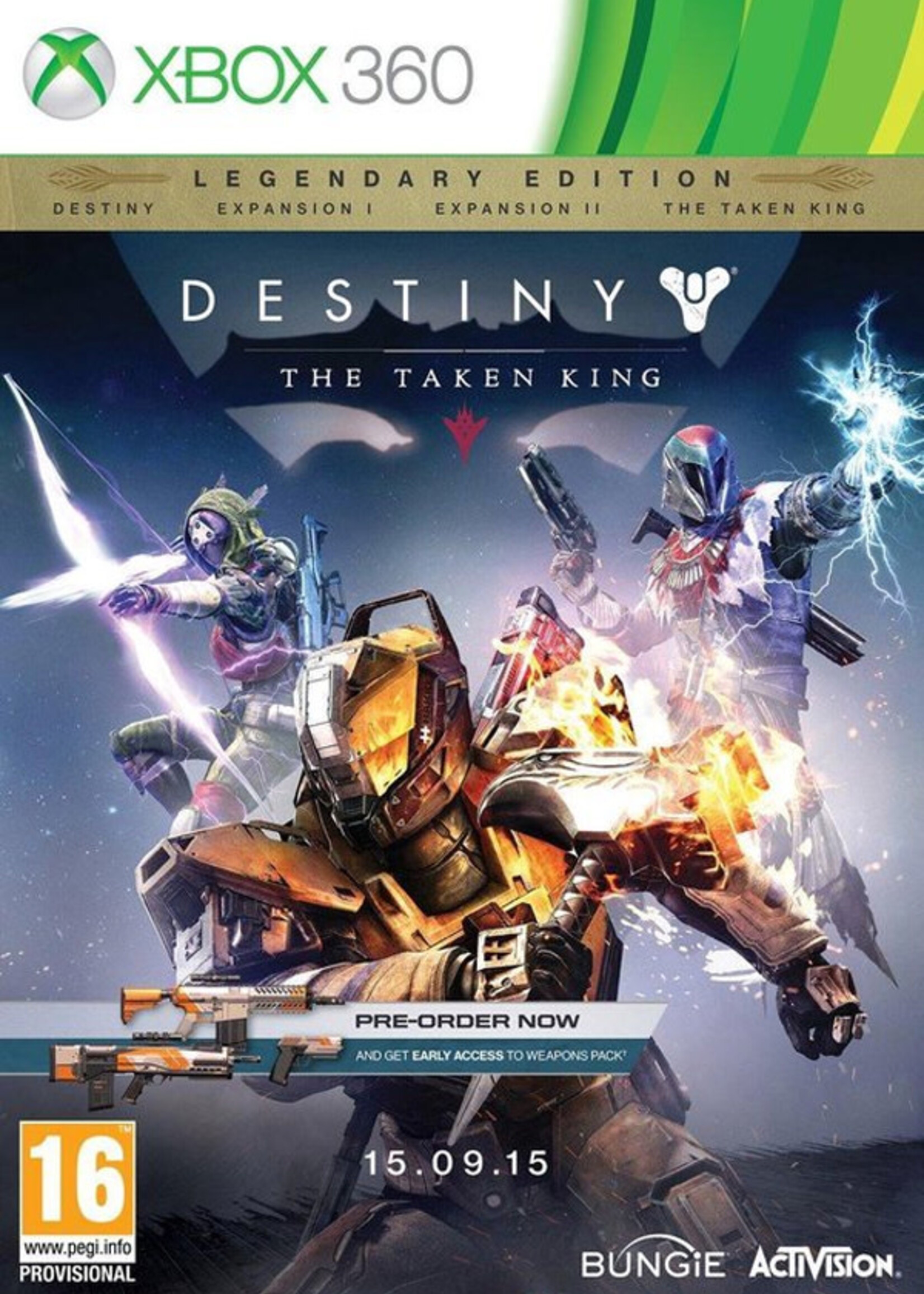 Destiny The Taken King Legendary Edition X360