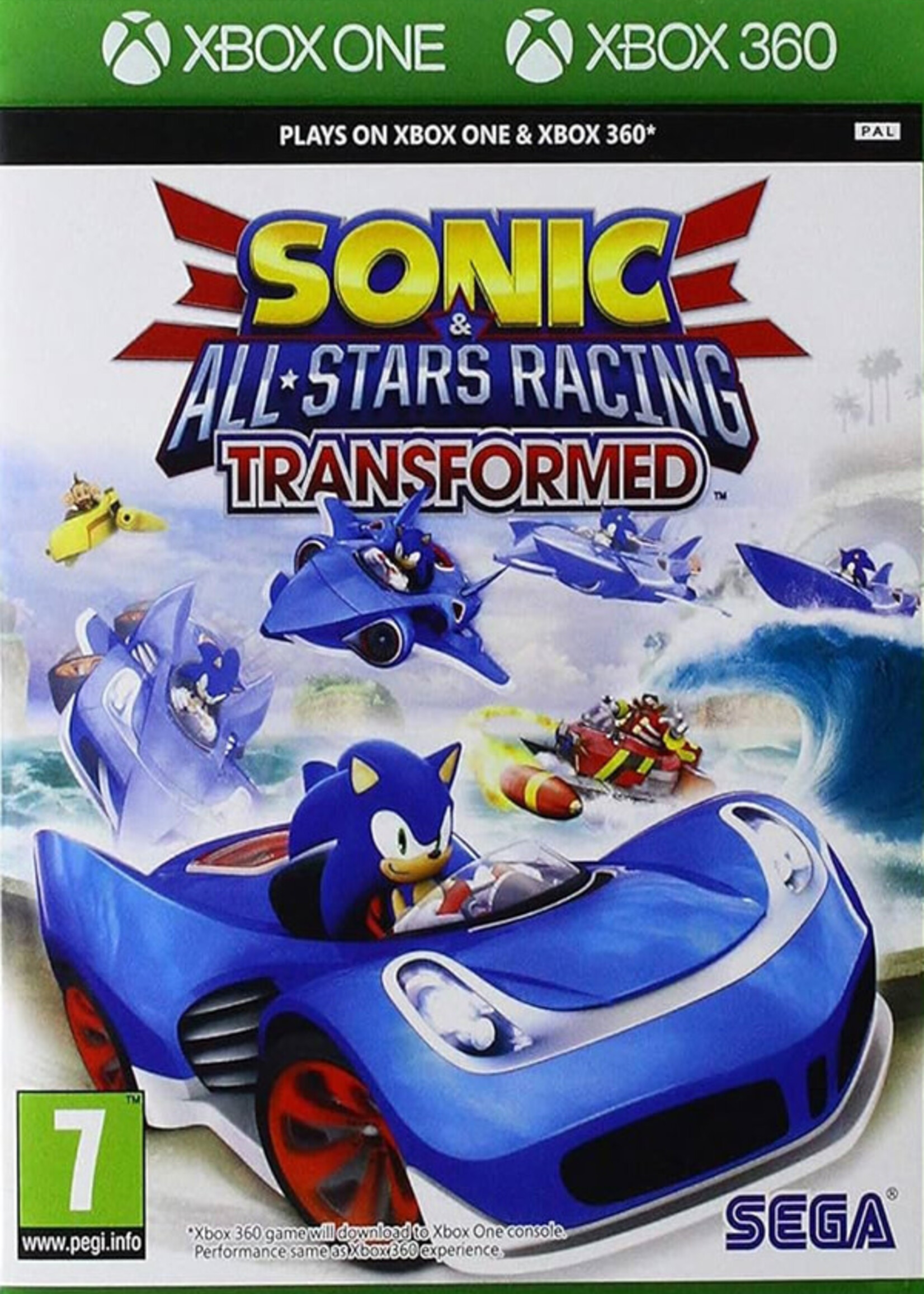 Sonic & All-Star Racing Transformed X360
