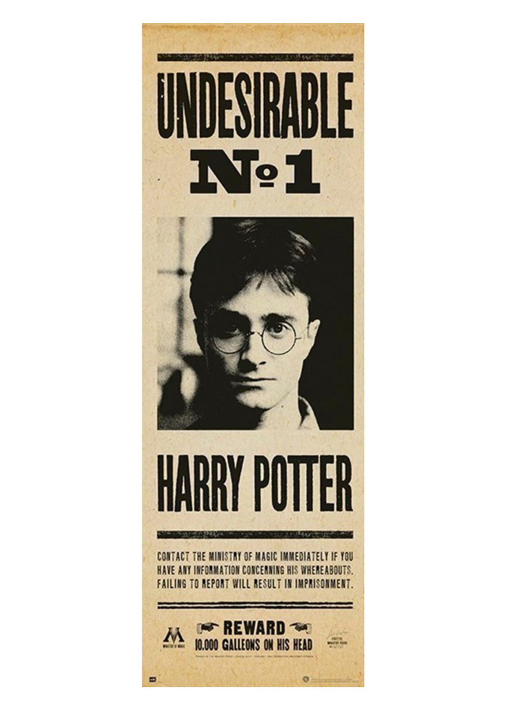 Harry Potter Undesirable Nr.1 Poster 53x158cm