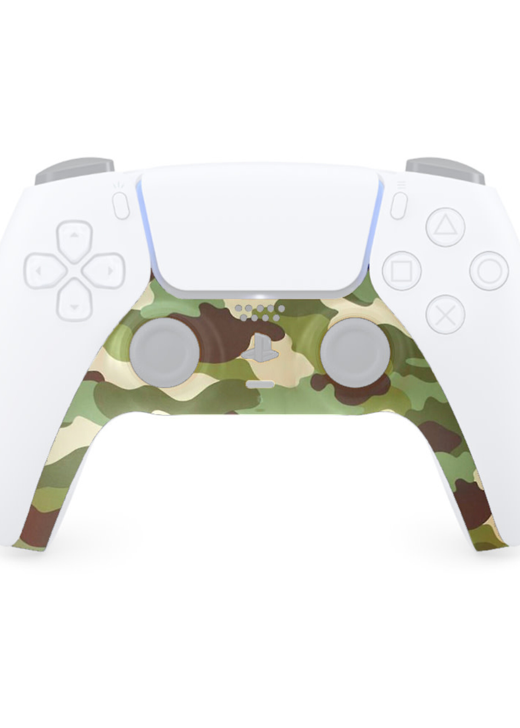 PS5 Controller Faceplate Camo Groen