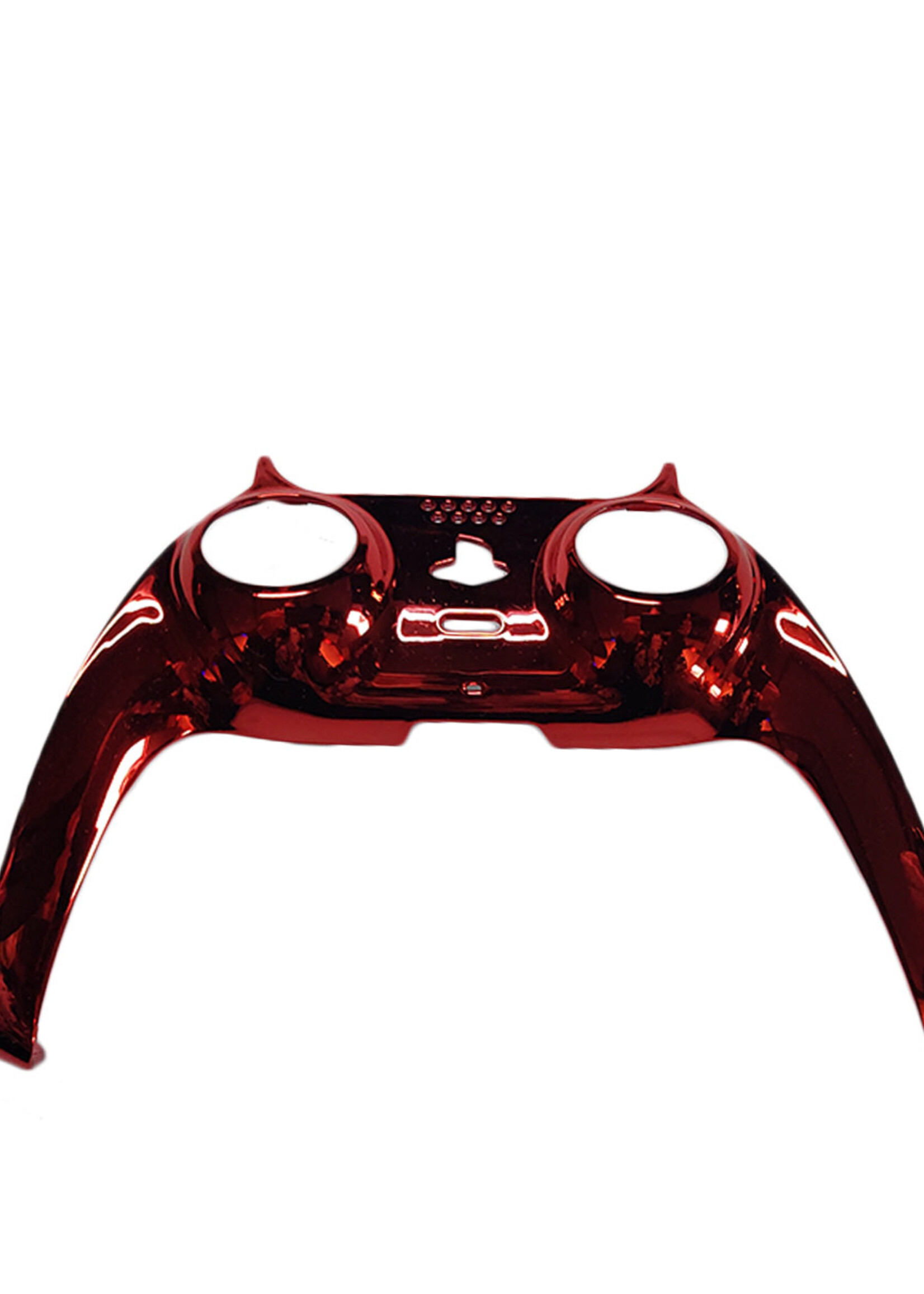 PS5 Controller Faceplate Metallic Rood