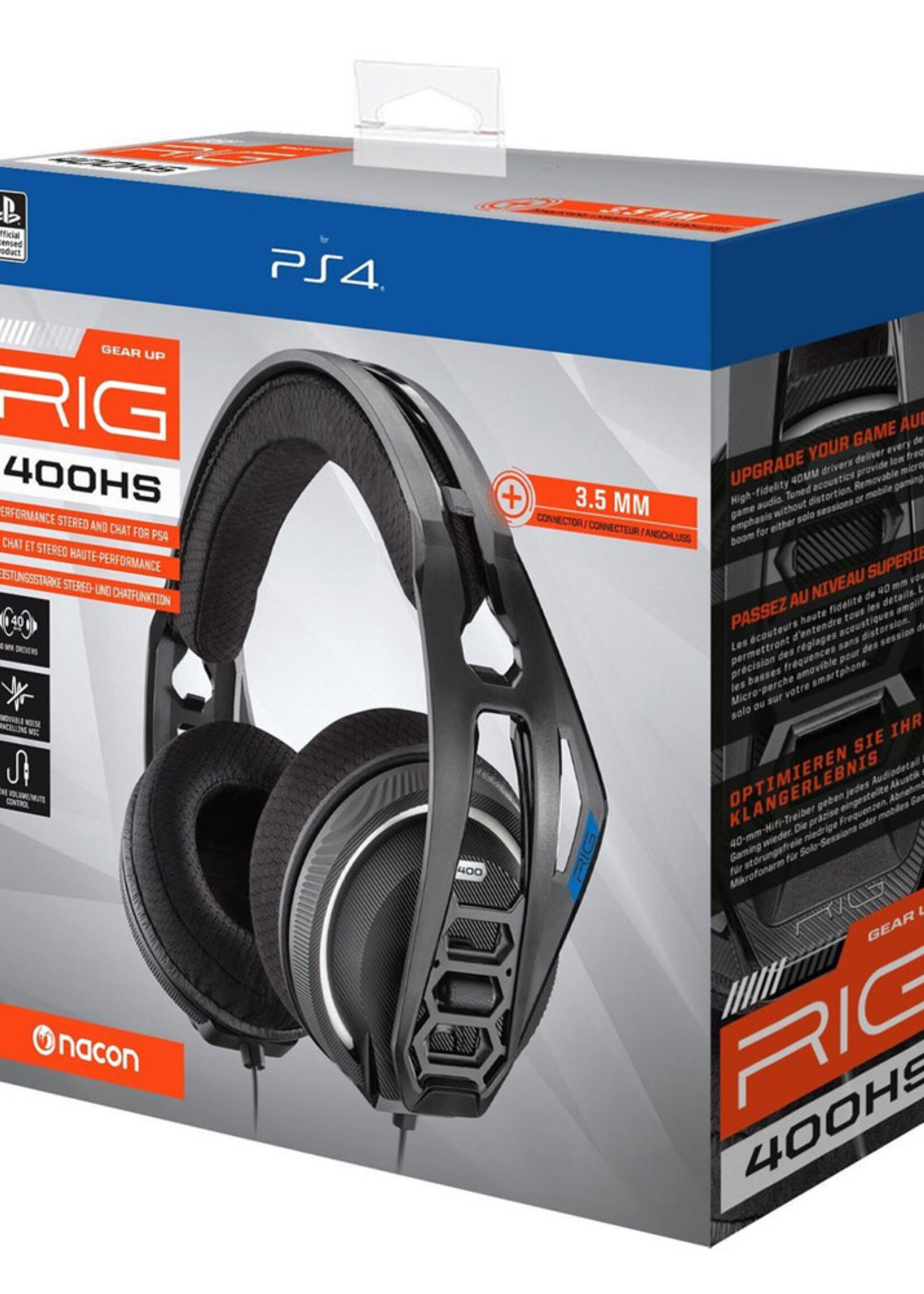 Nacon RIG 400 HS Official Headset PS4
