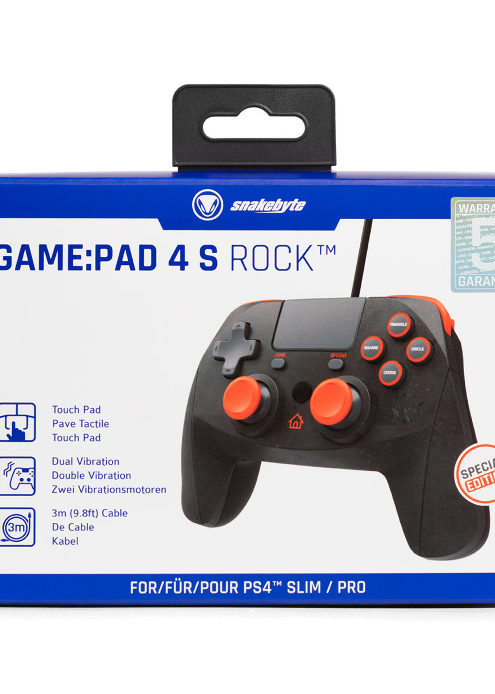 Snakebyte Game Pad 4 S Rock Controller PS4