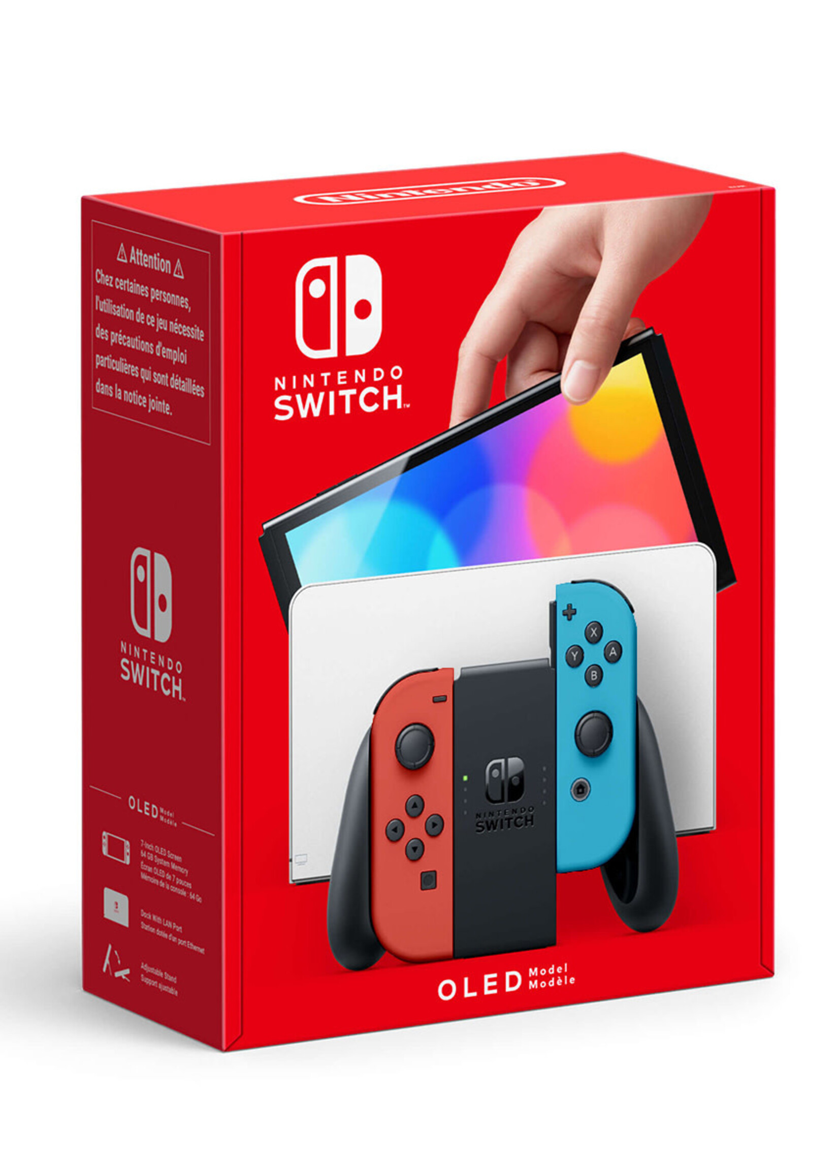 Nintendo Switch OLED Consoleset Rood/Blauw