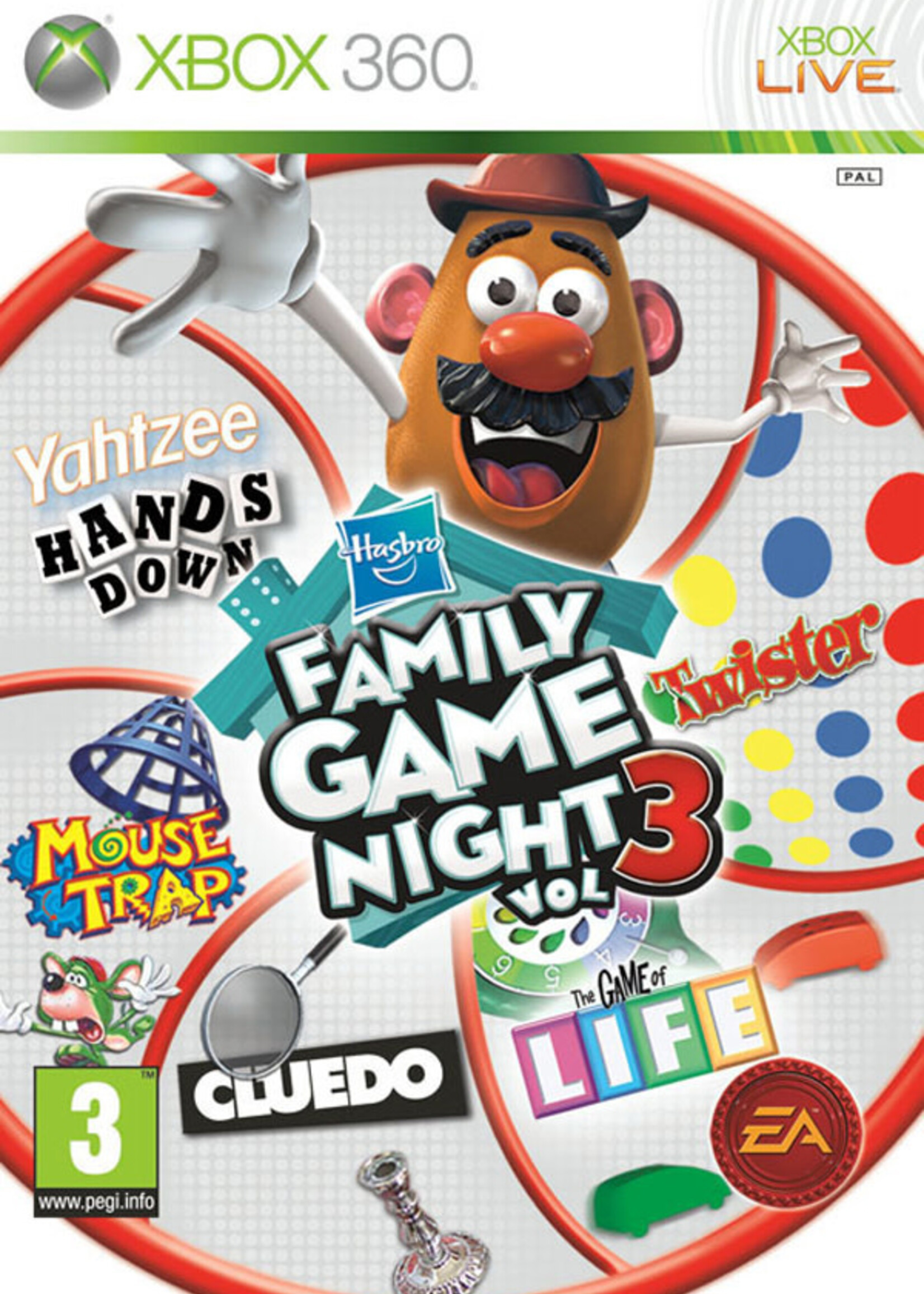 Hasbro Familie Spellen Avond 3 X360
