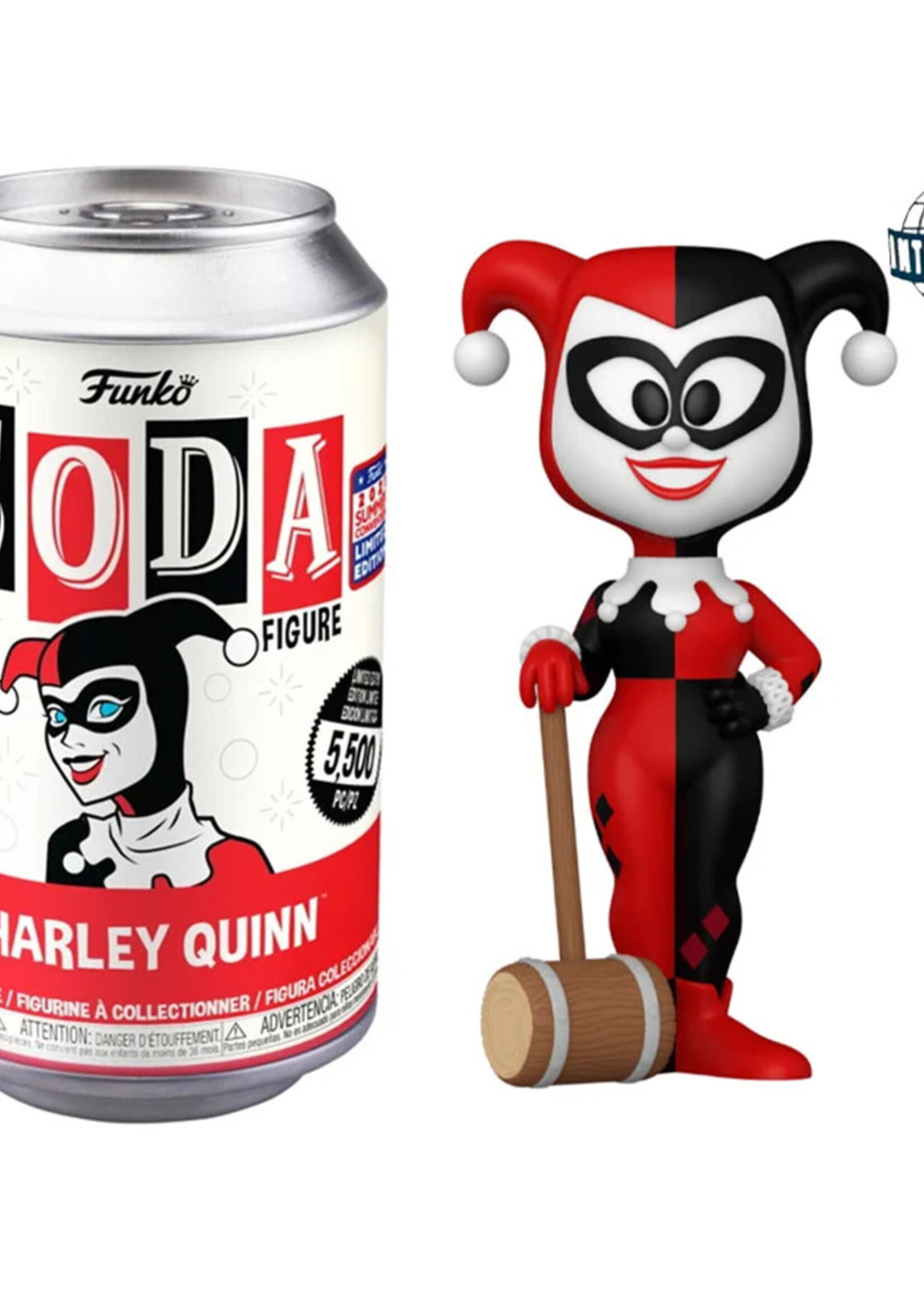 Dc Comics Funko Pop Soda Harley Quinn With Mallet