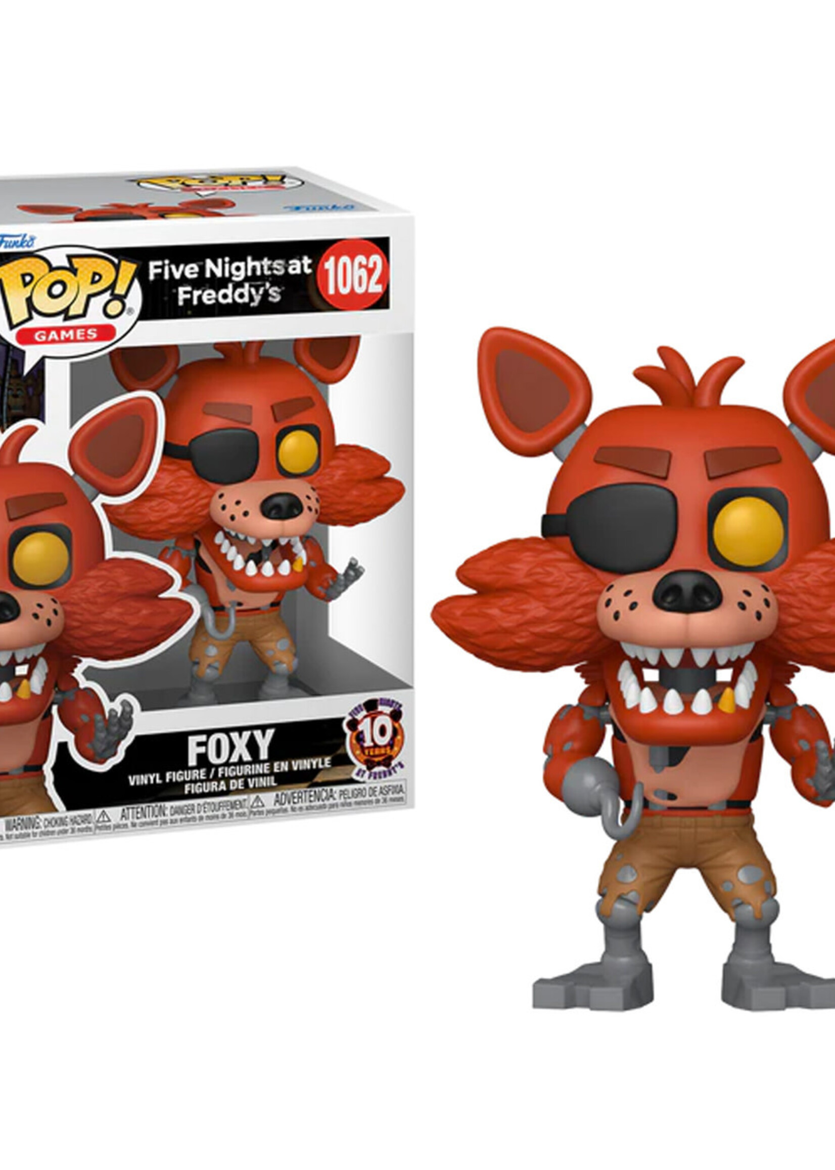 Five Nights At Freddy's Funko Pop N° 1062 Foxy 10th Anniv