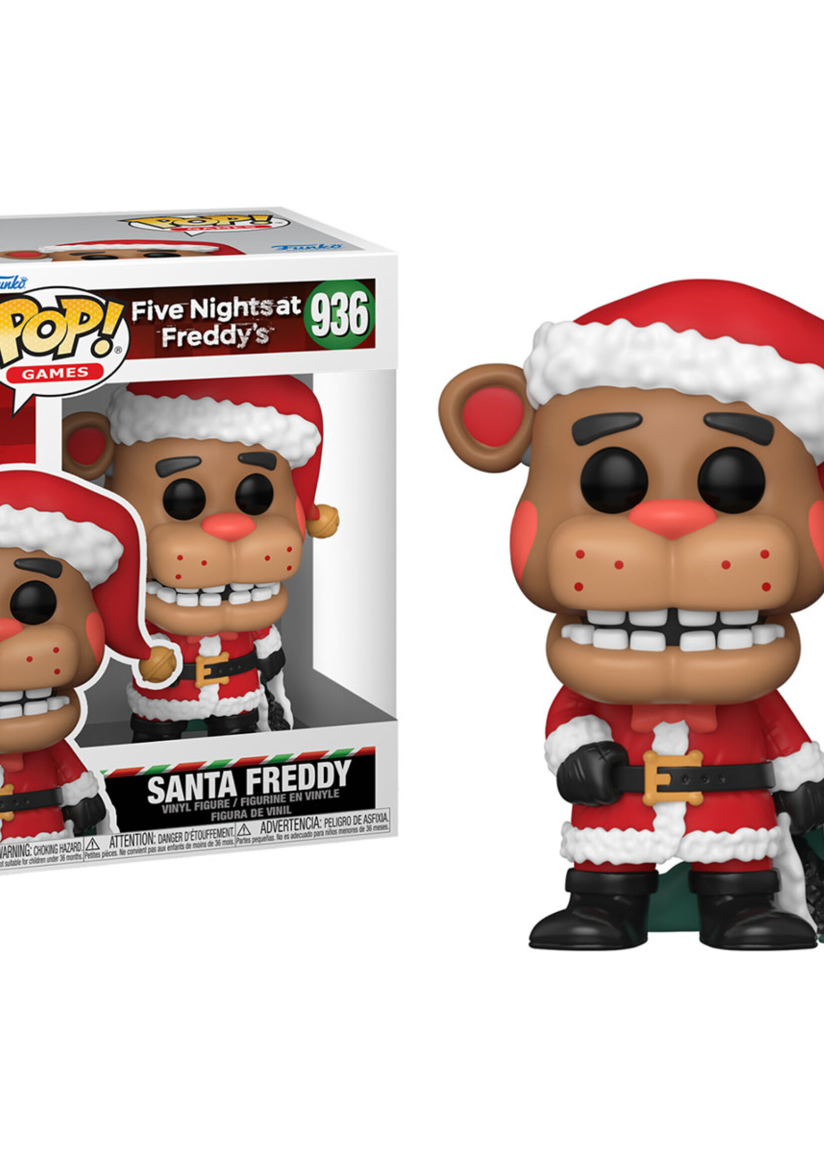 Five Nights At Freddy's Funko Pop N° 936 Santa Freddy