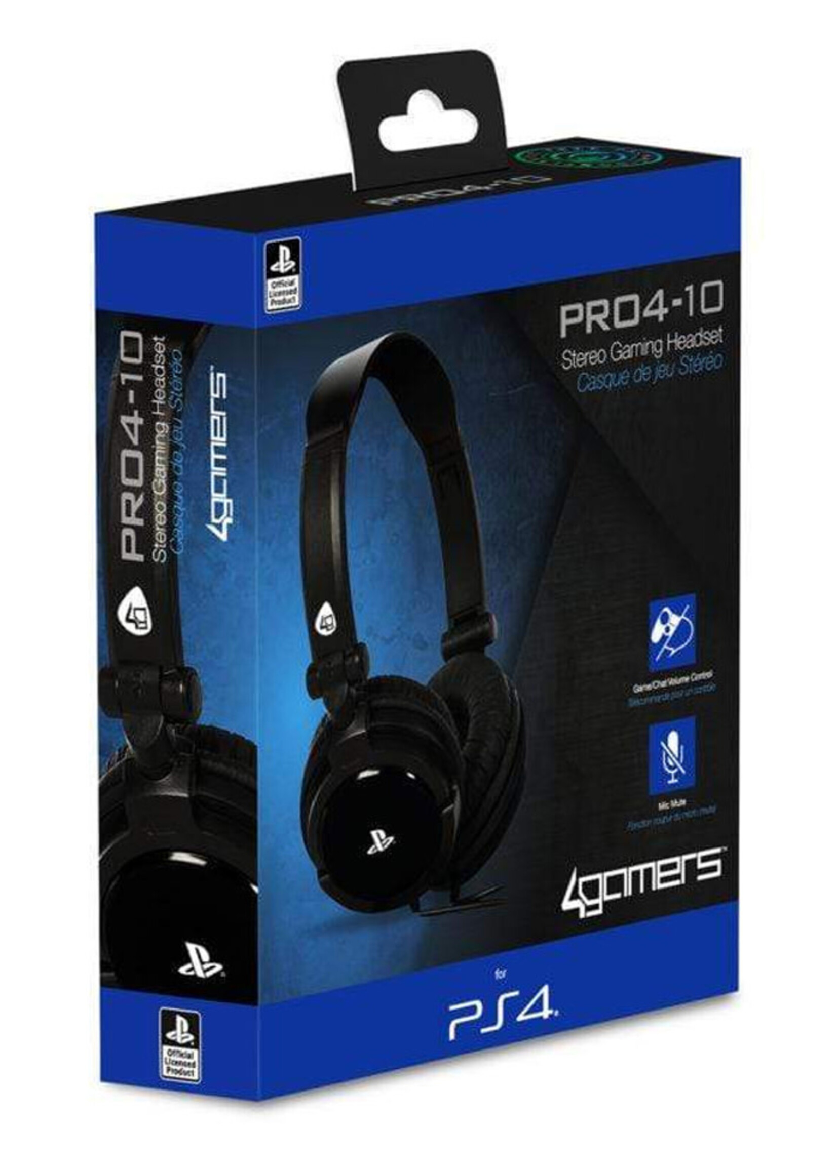 4Gamers Pro4-10 Wired Headset PS4