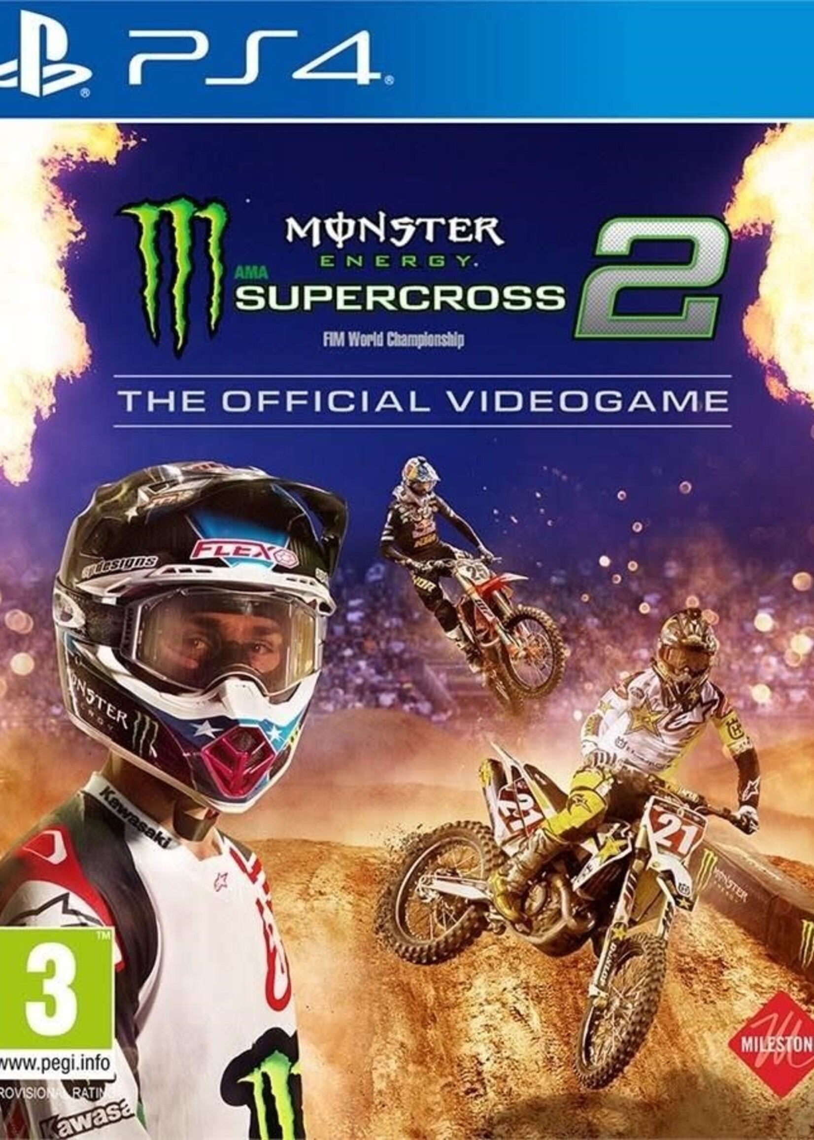 Monster Energy Supercross 2 The Official Videogame PS4