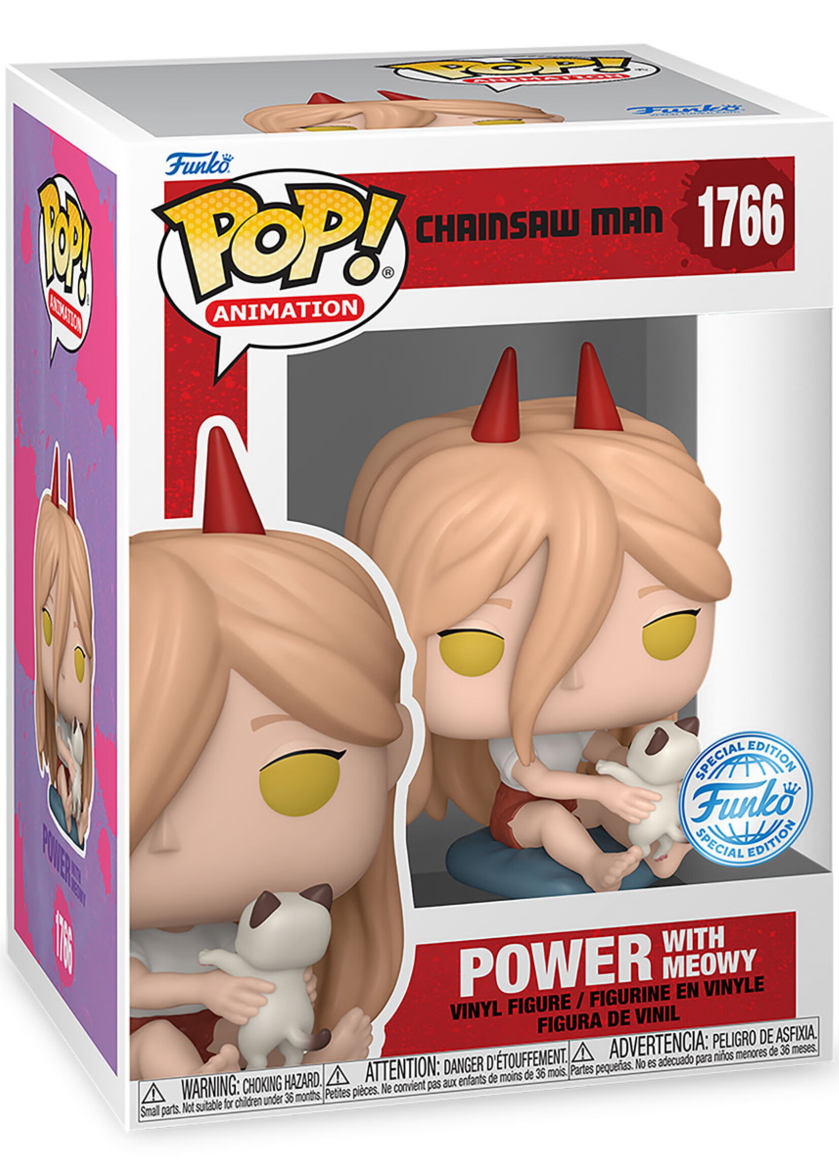 Chainsaw Man Funko Pop N° 1766 Power With Meowy