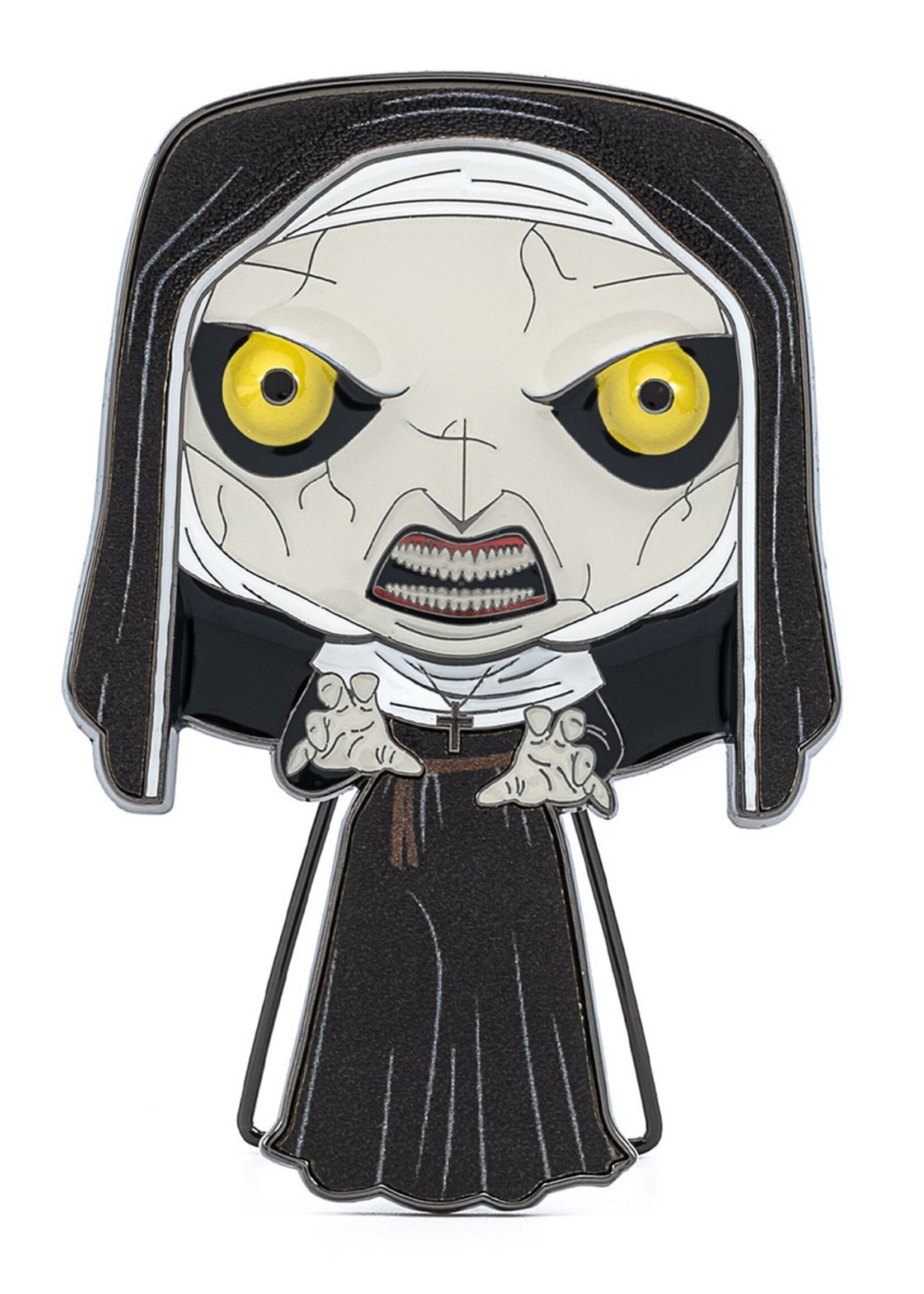 Horror Funko Pop Large Enamel   Pin N° 02 The Nun (Demonic)