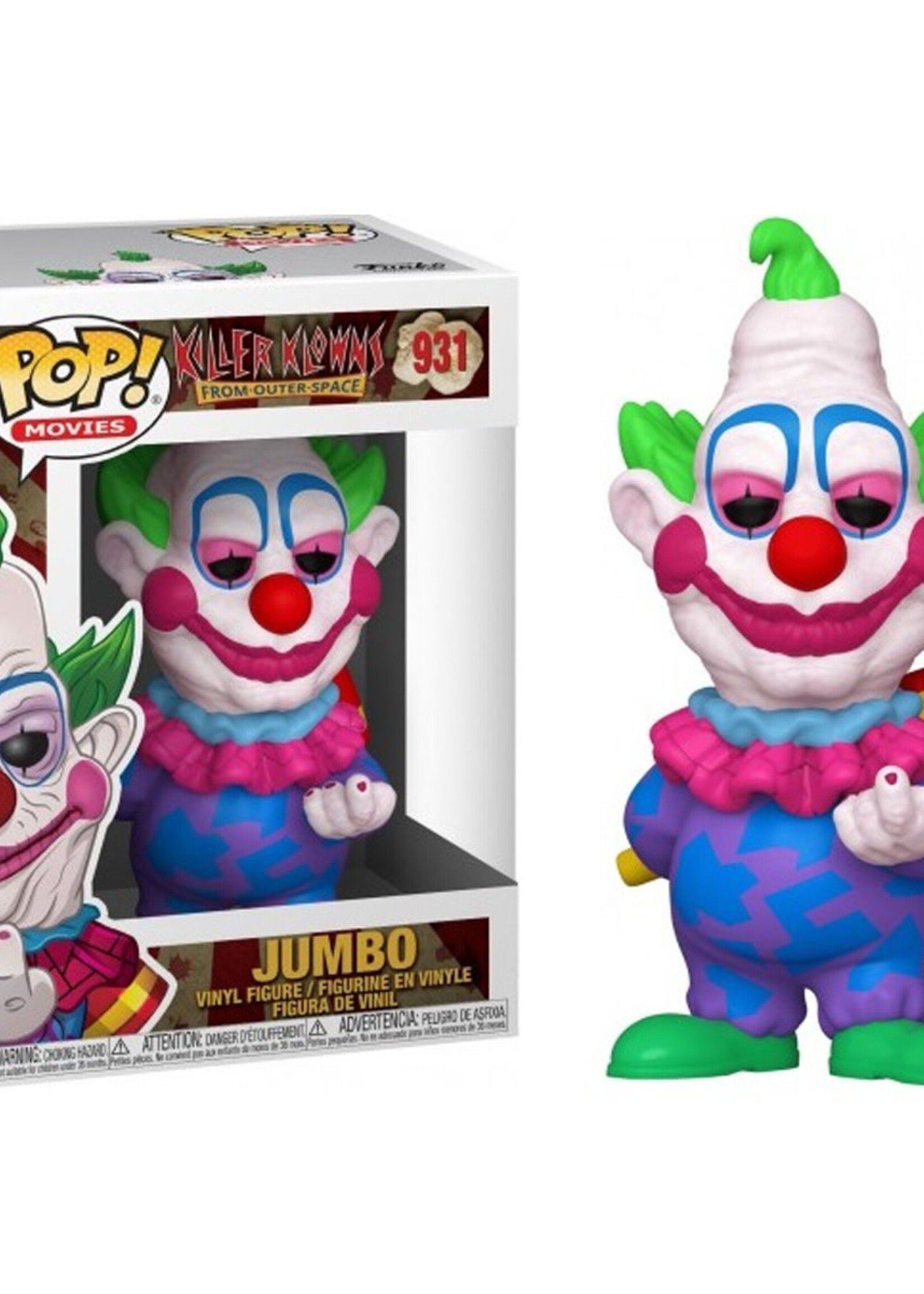 Killer Klowns From Outer Space  Funko Pop N° 931 Jumbo