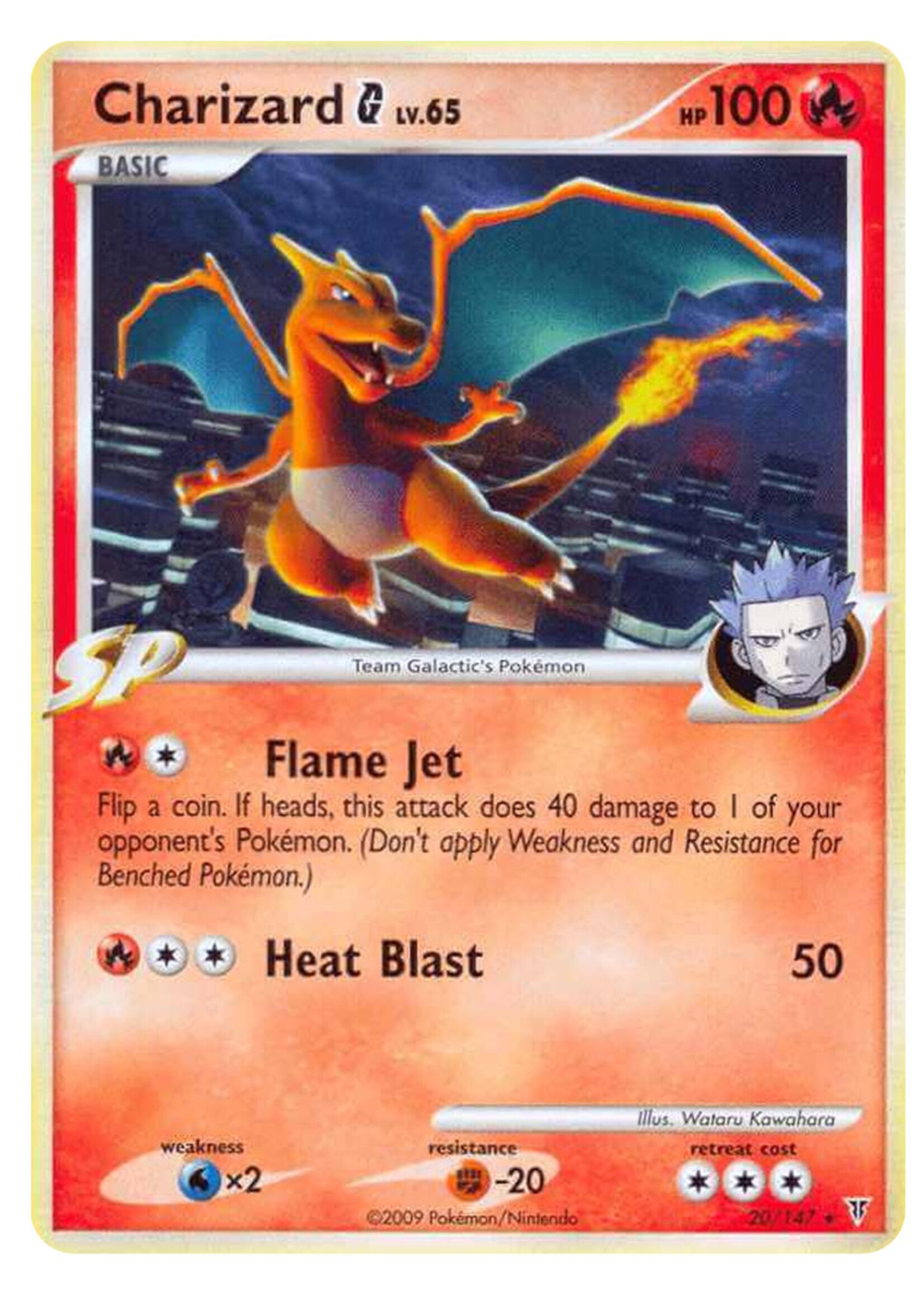 Charizard [G] Lv.65 20 (SV) Reverse Holo: excellent