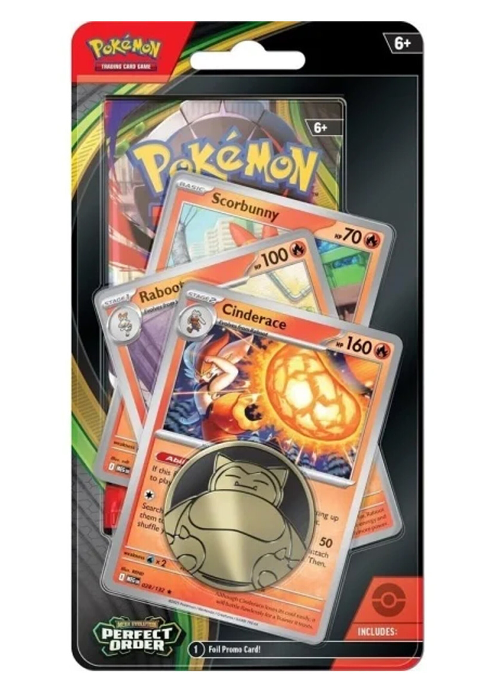 Pokemon Perfect Order Premium Checklane Scorbunny Raboot Cinderace