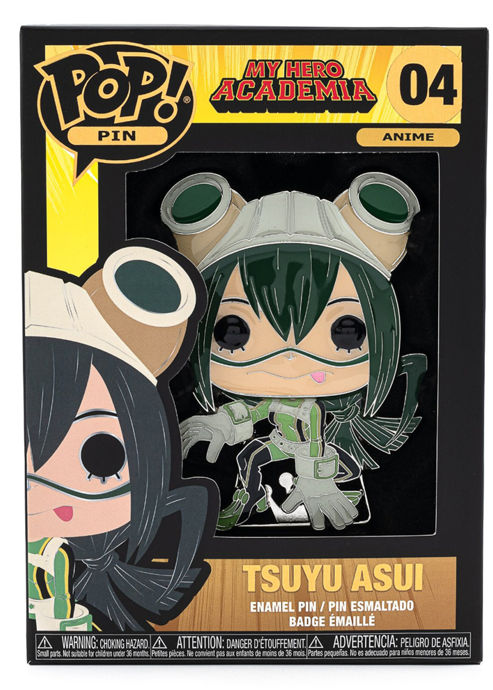 My Hero Academia Funko Pop Enamel Pin N° 04 Tsuyu Asui
