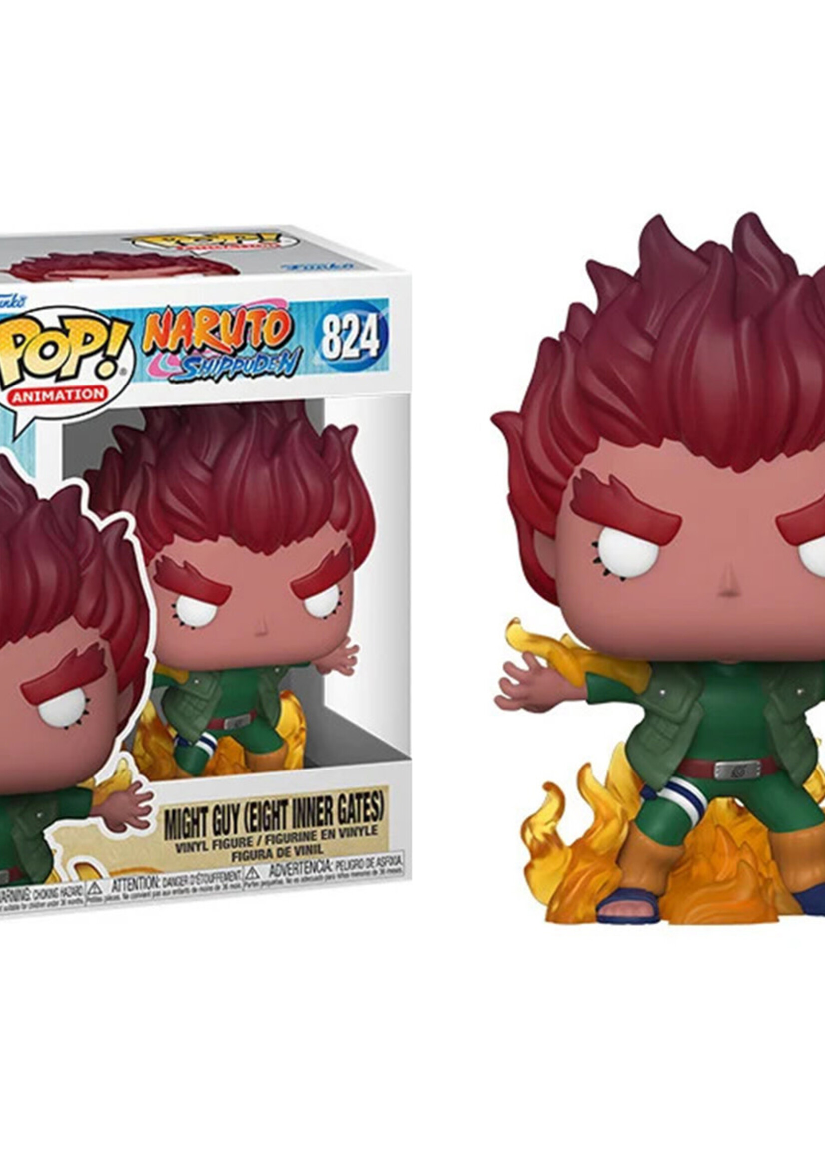 Naruto Funko Pop N° 824 Might Guy Eight Inner Gates