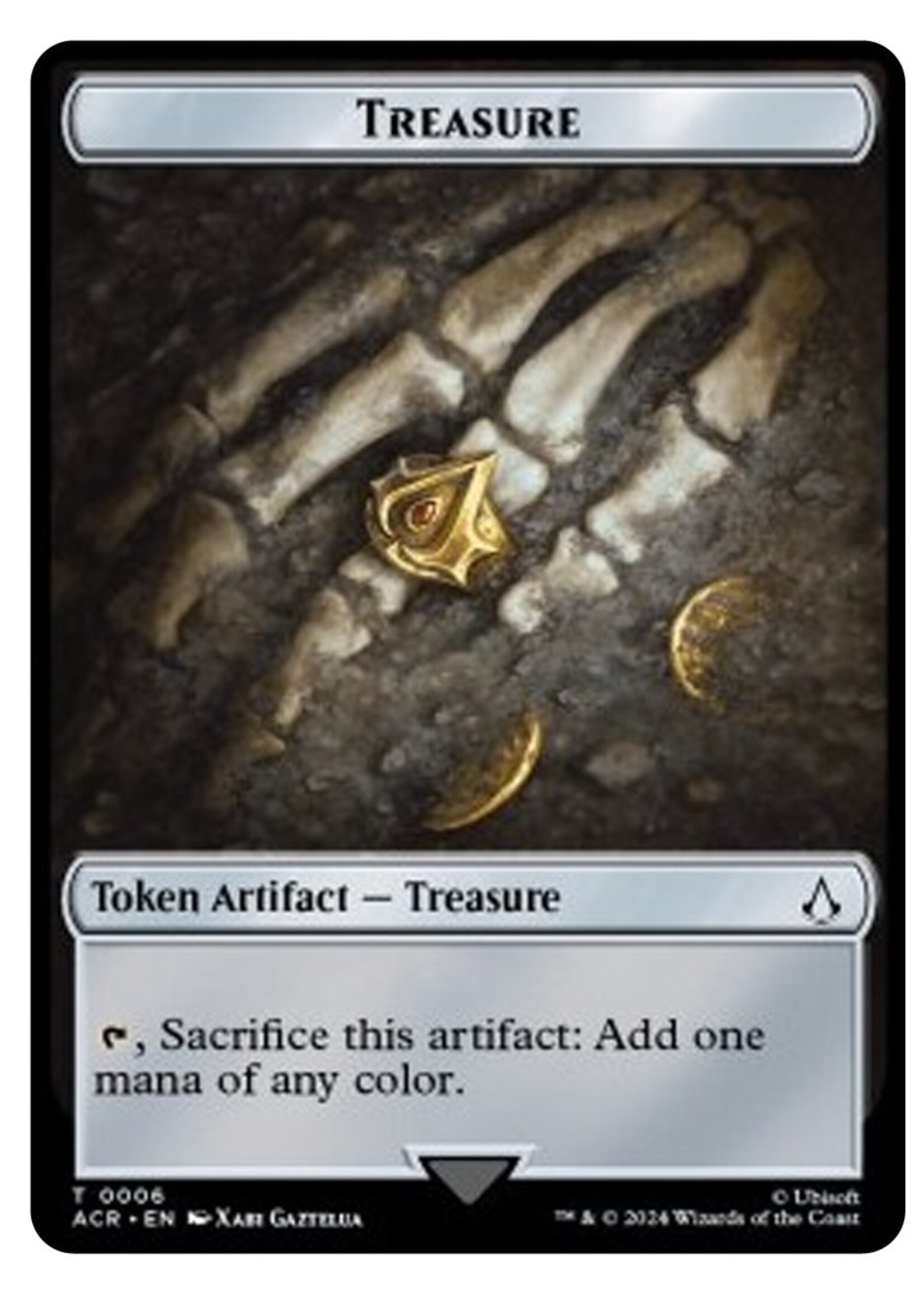 Assassin Token 4 Treasure Token 6 (ACR) Foil