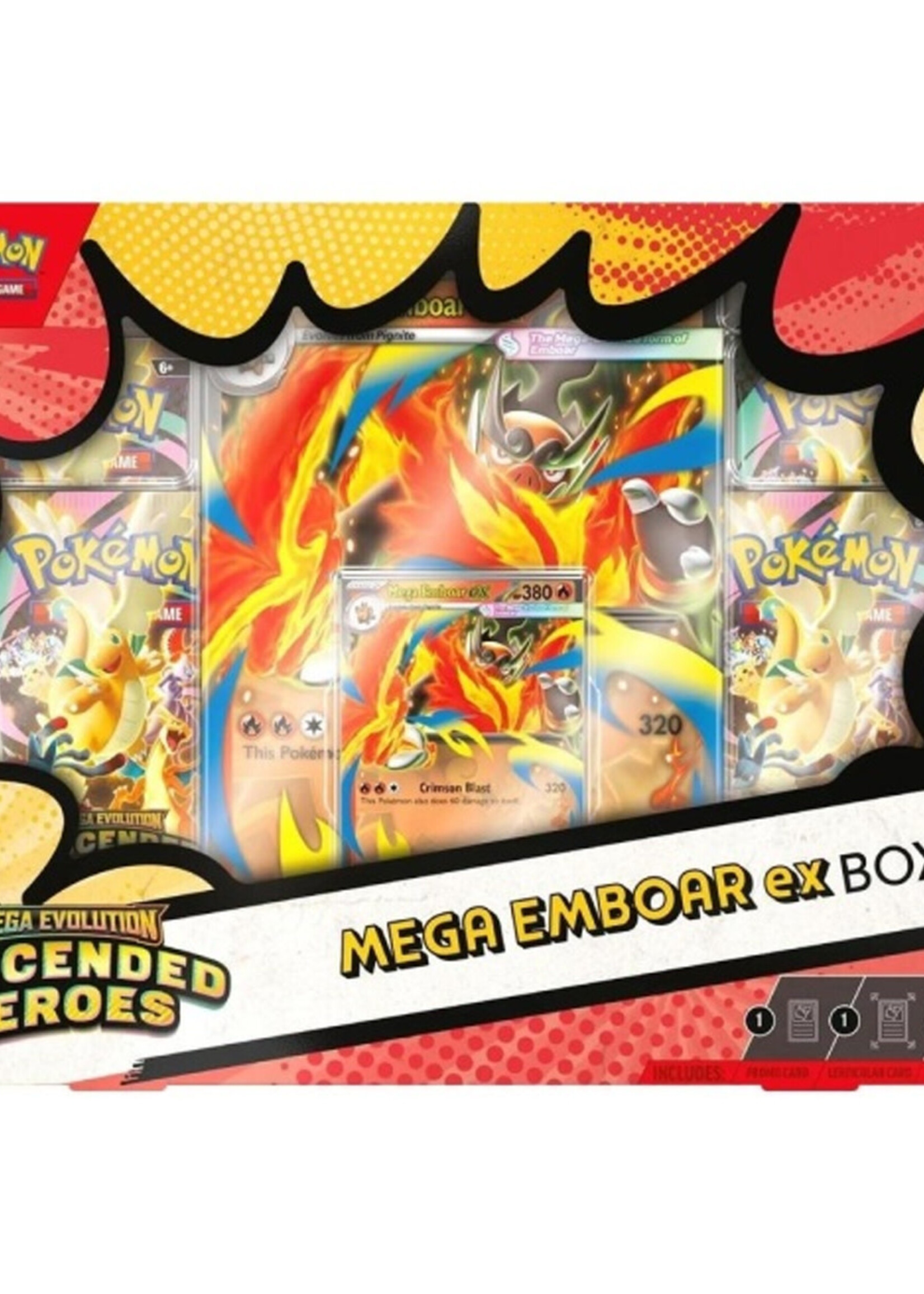 Pokémon Ascended Heroes Ex Box Emboar