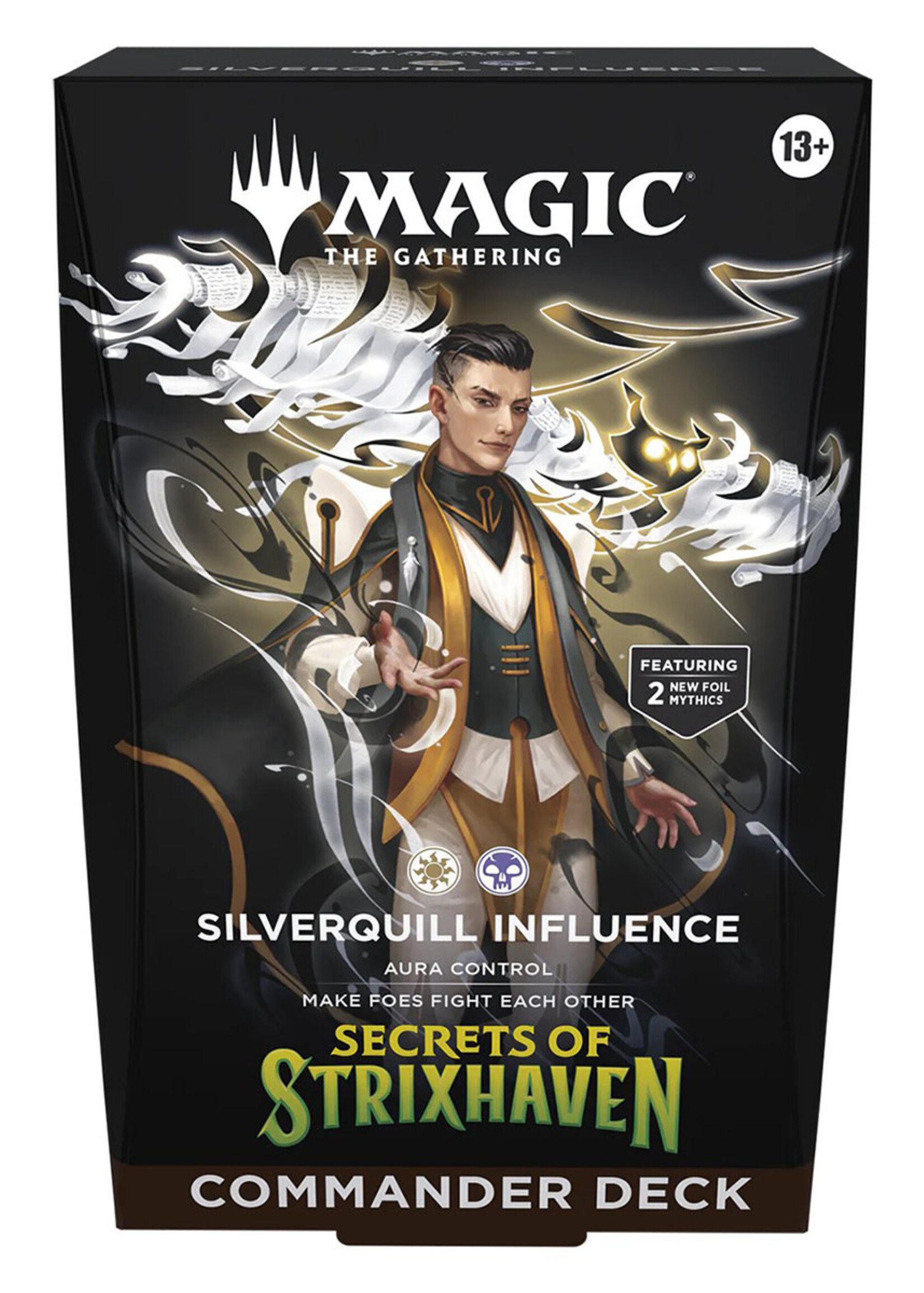 Magic Secrets of Strixhaven Commander Deck Silverquill Influence
