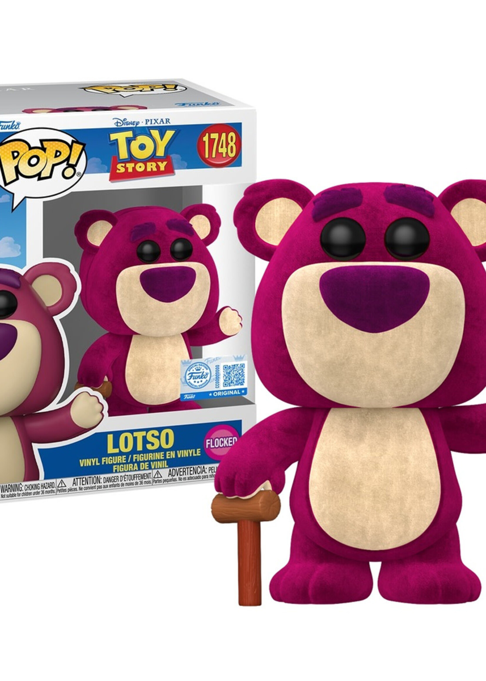 Toy Story Funko Pop Disney N° 1748 Lotso Flocked