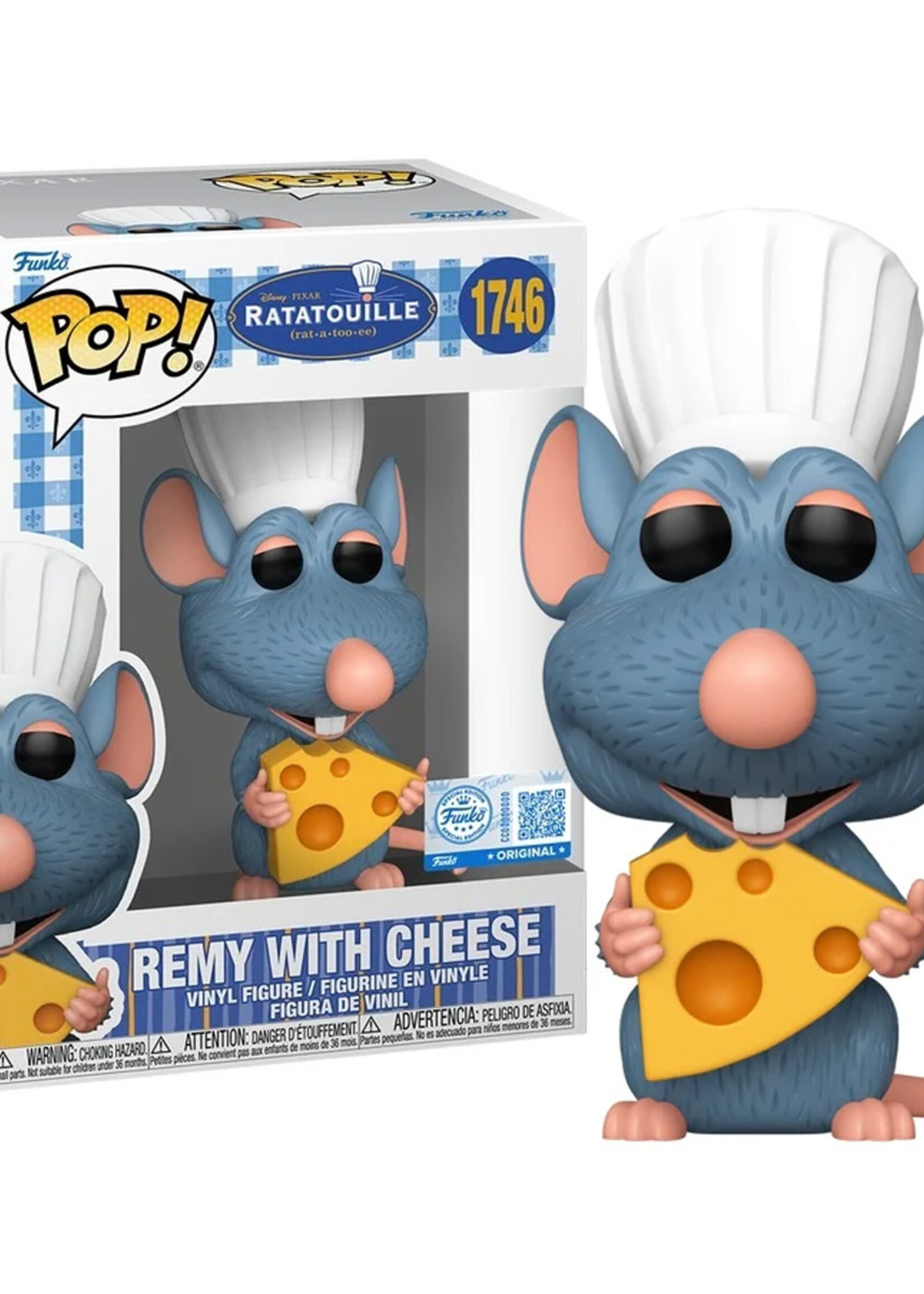 Ratatouille Funko Pop Disney N° 1746 Remy With Cheese