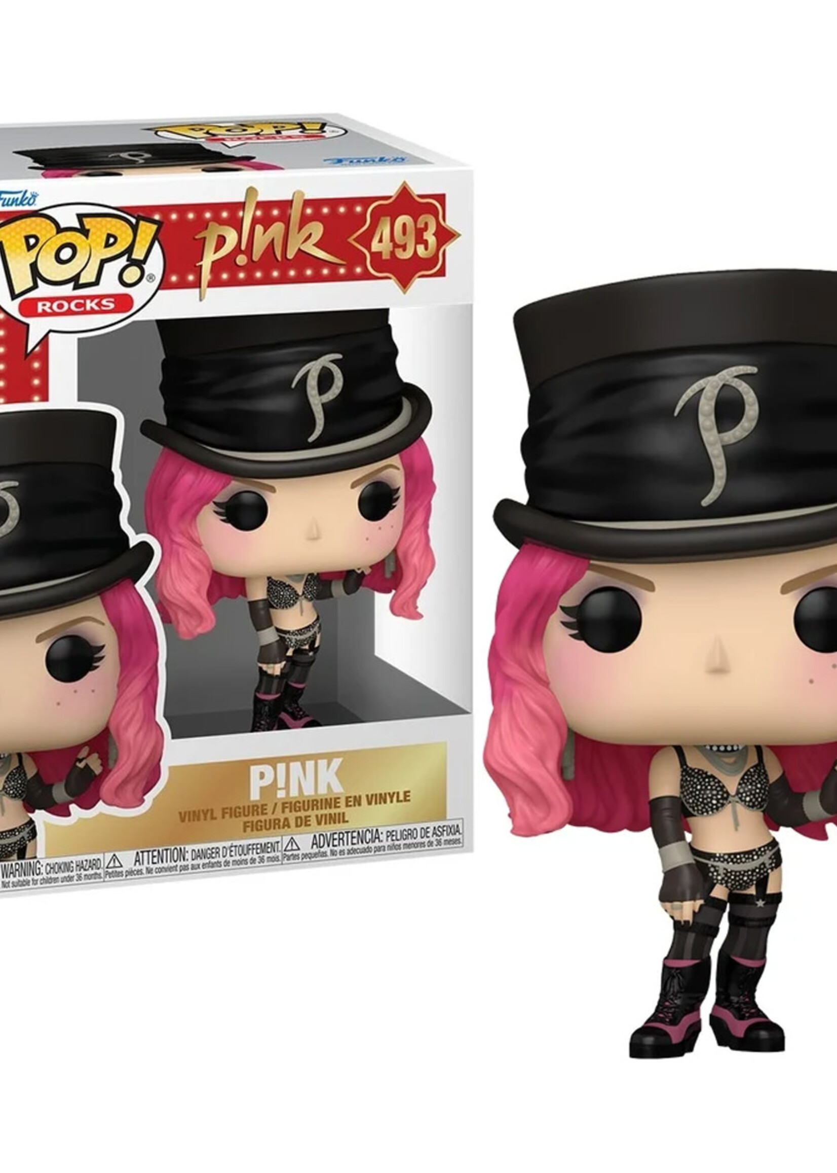 Pink Funko Pop Rocks N° 493 Lady Marmalade