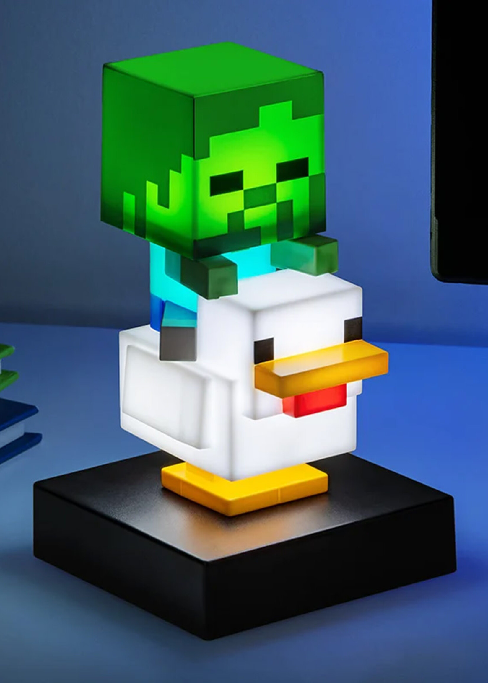 Minecraft Chicken Jockey Icon Lamp 11cm