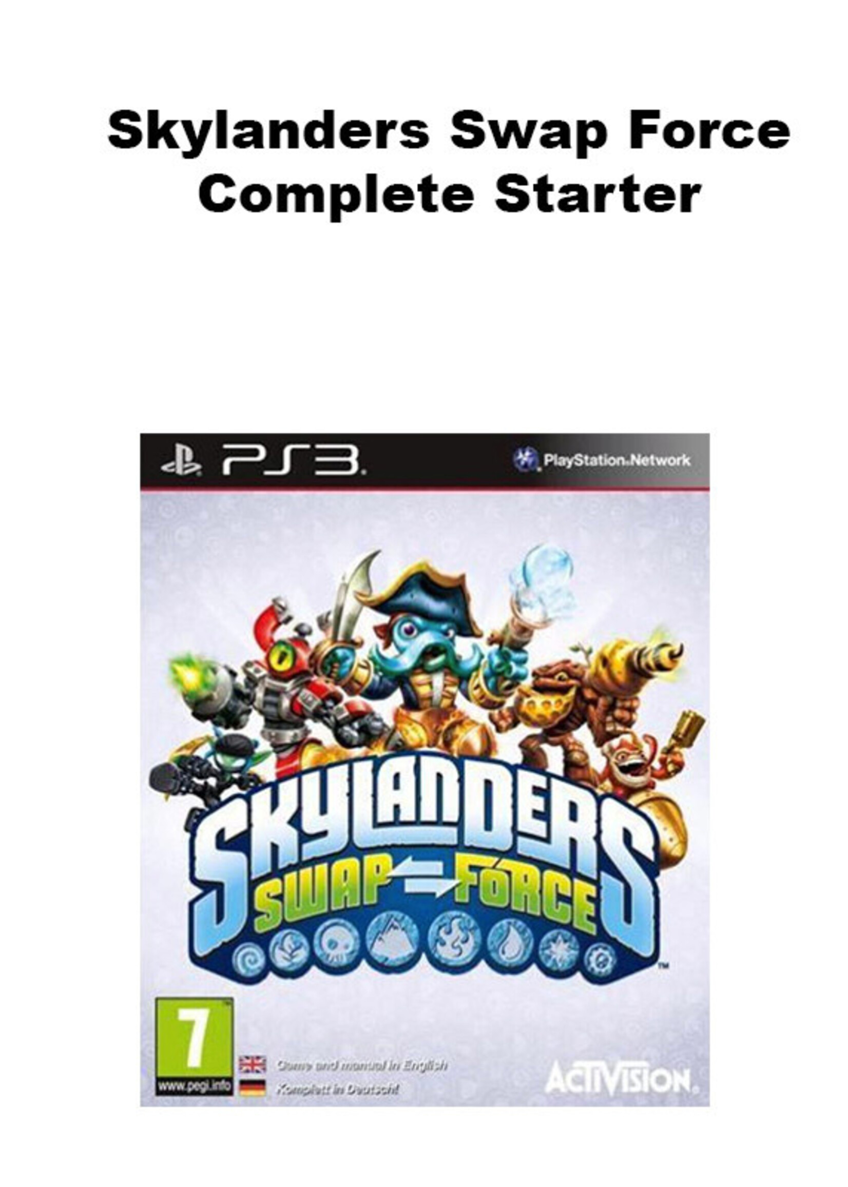 Skylanders Swap Force Starter Pack PS3