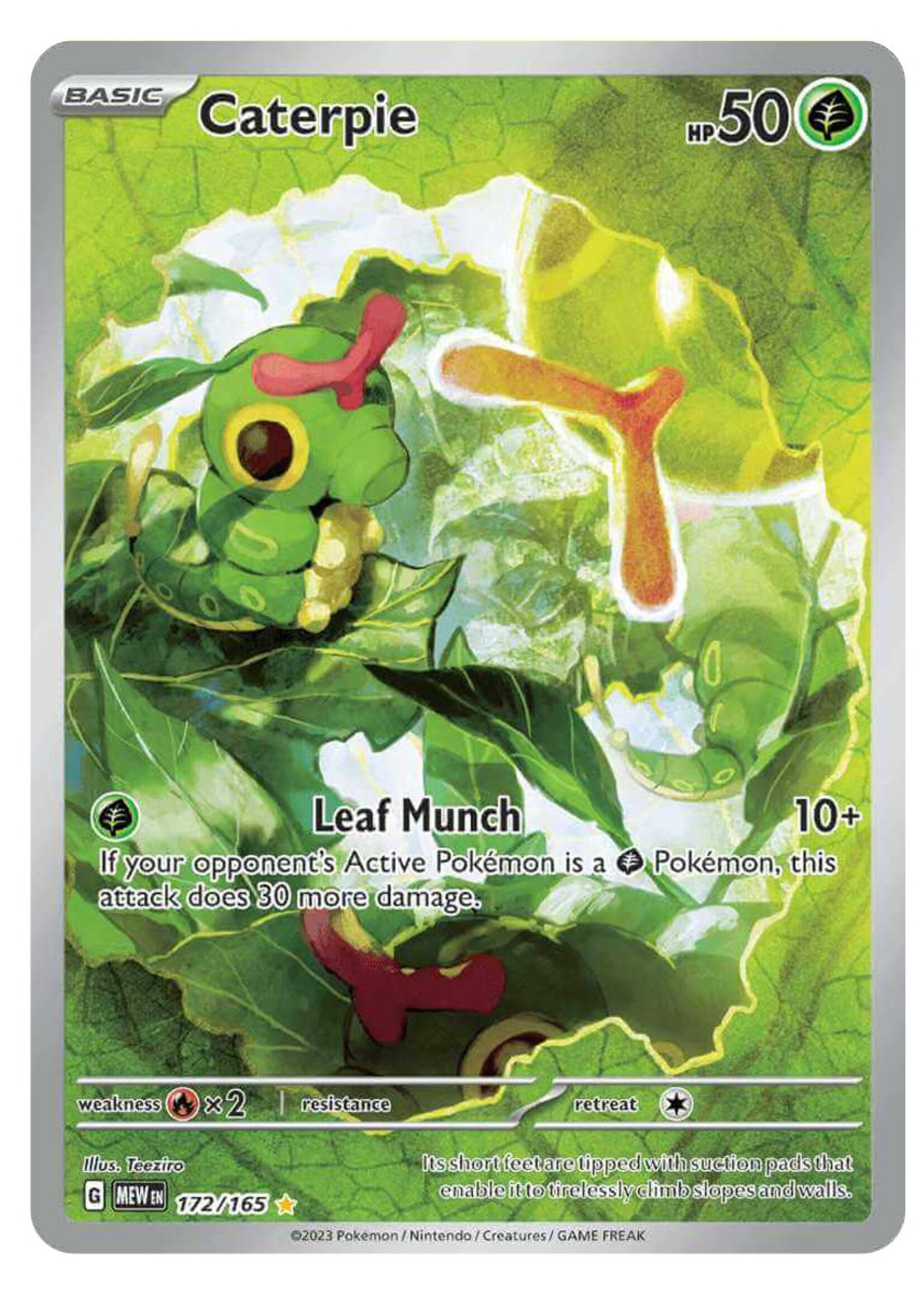Caterpie 172 (MEW): near mint