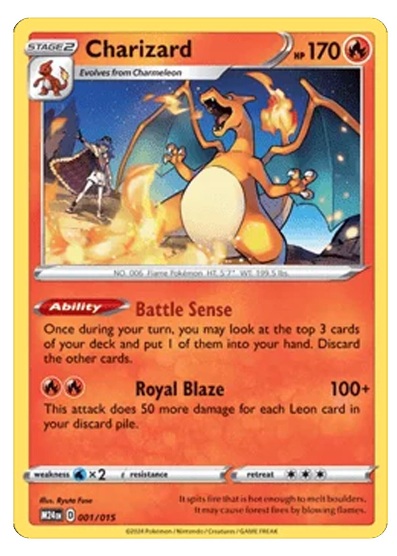 Charizard 1 (M24): near mint