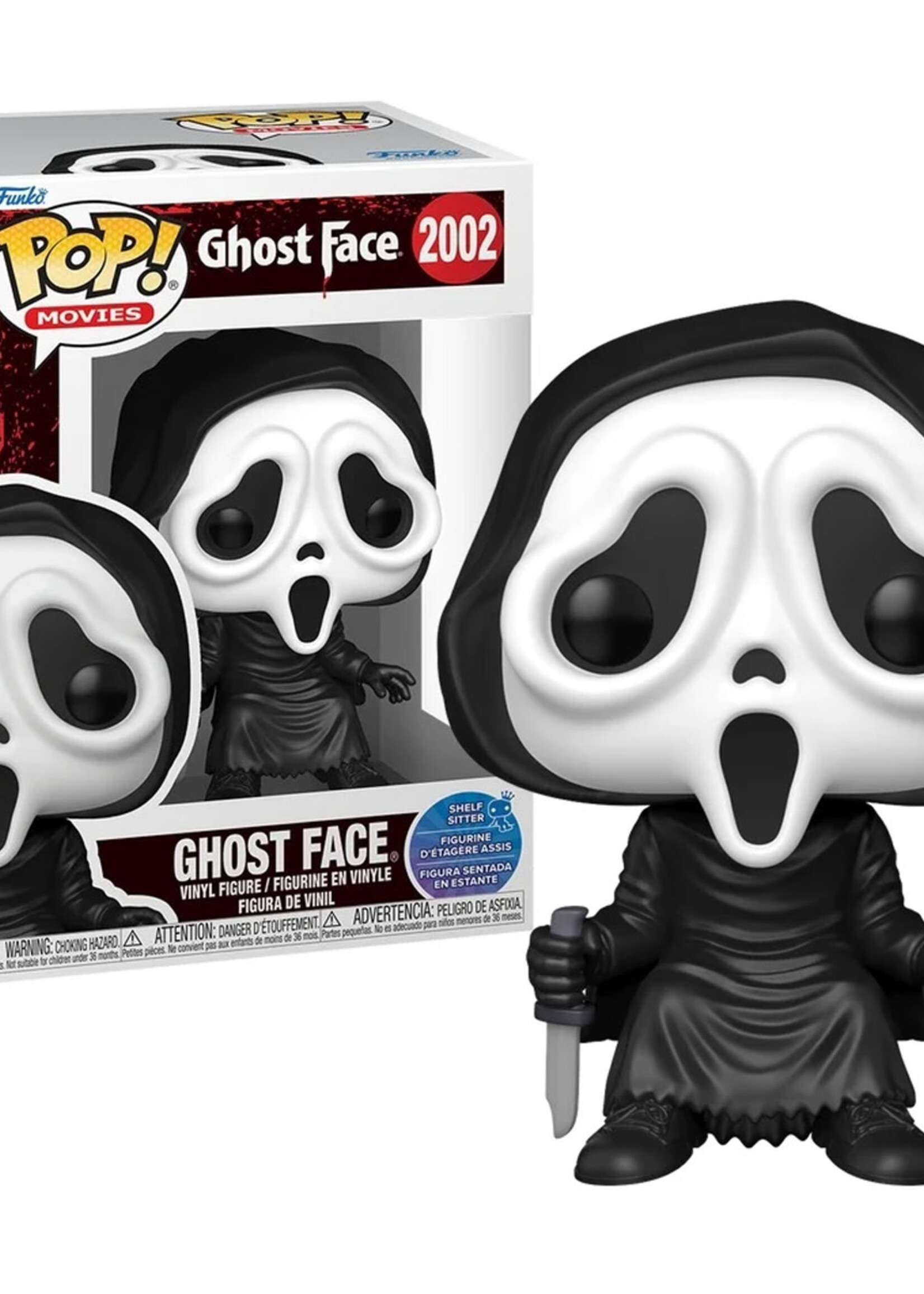 Ghost Face Funko Pop N° 2002 Ghost Face Shelf Sitter