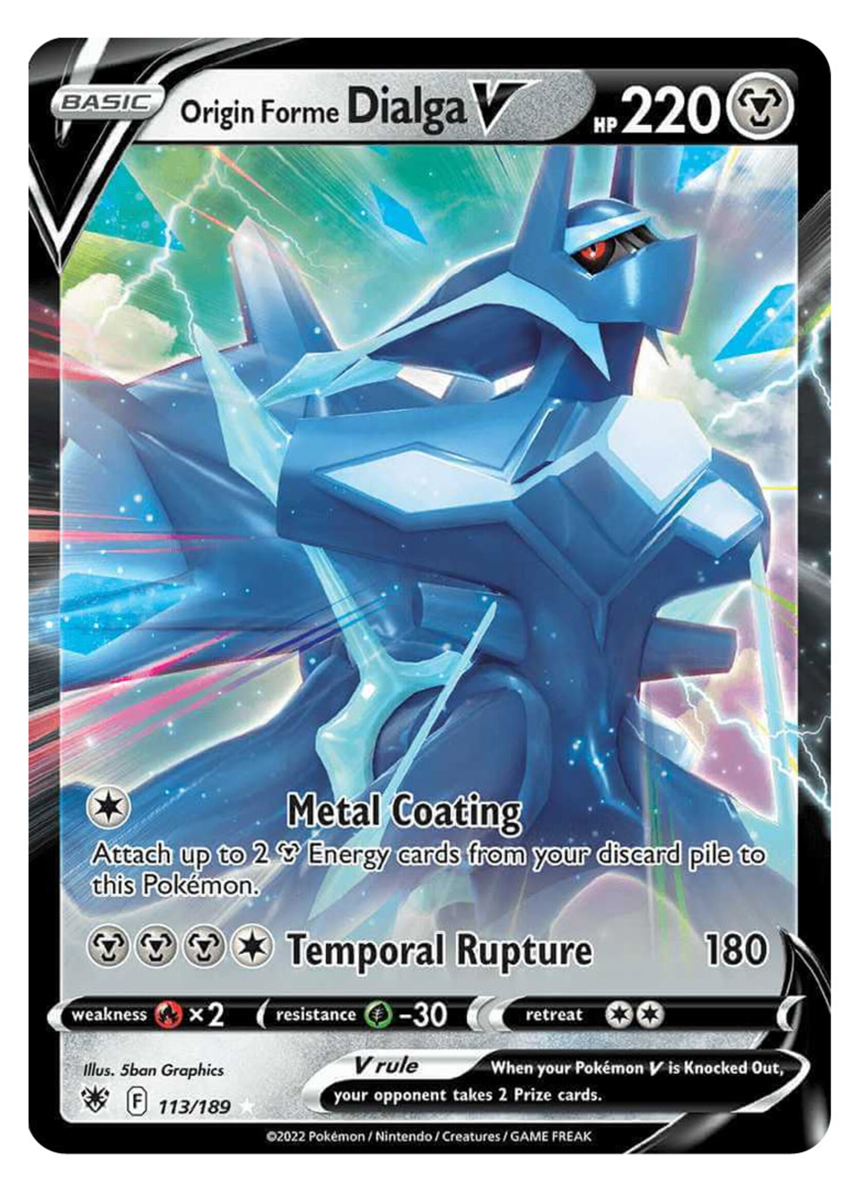 Origin Forme Dialga V 113 (ASR): near mint