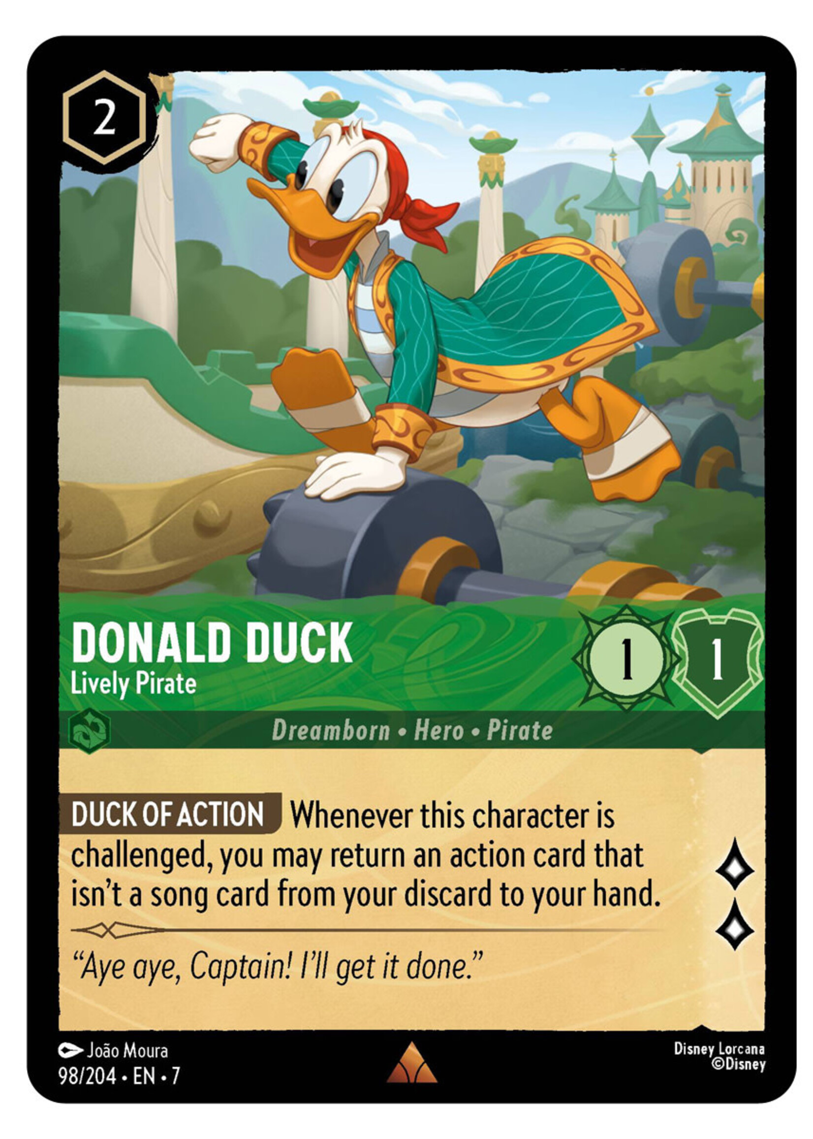 Donald Duck Lively Pirate 98 (7ARI)