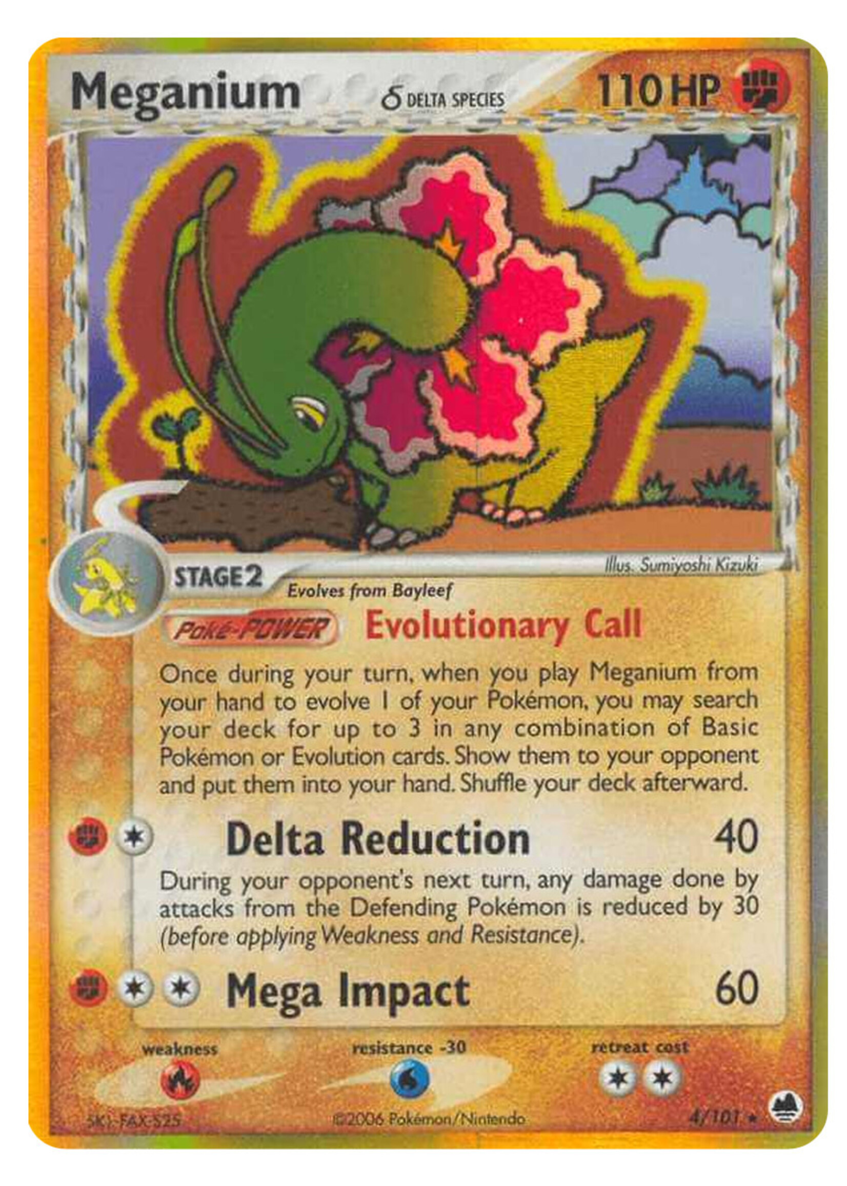 Meganium 4 (DF): light played