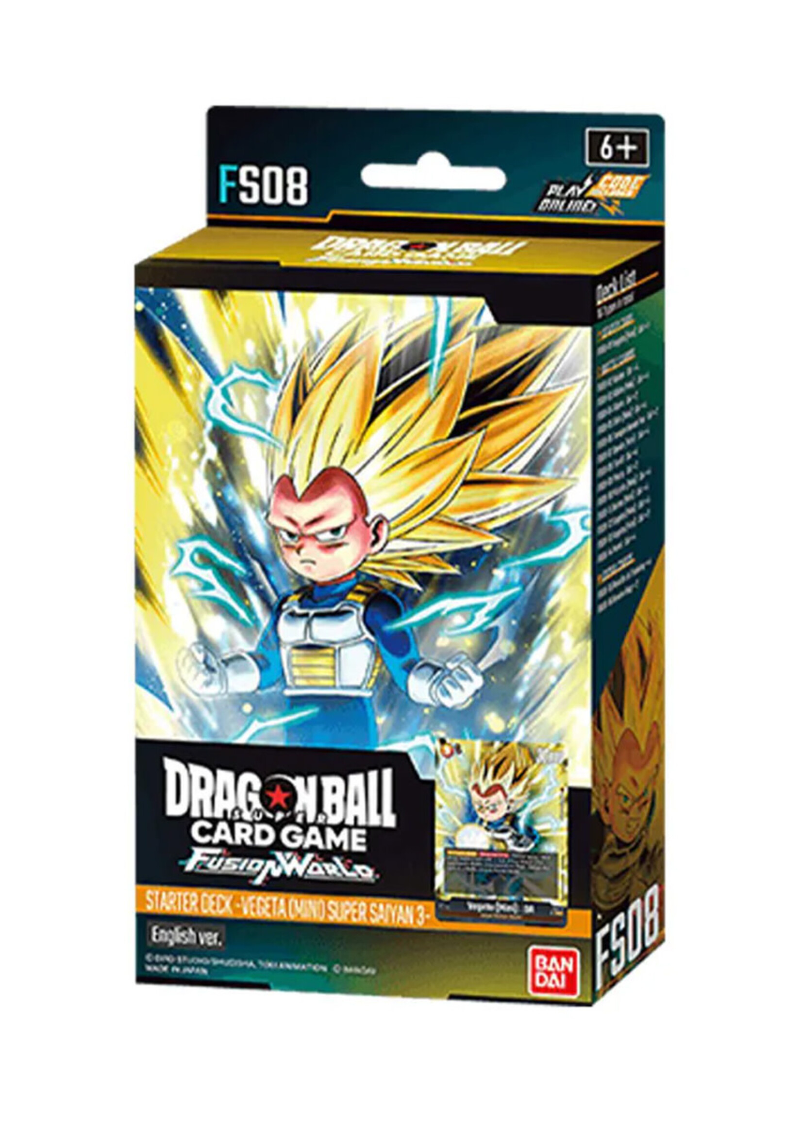 Dragon Ball Fusion World Starter Deck Vegeta FS08