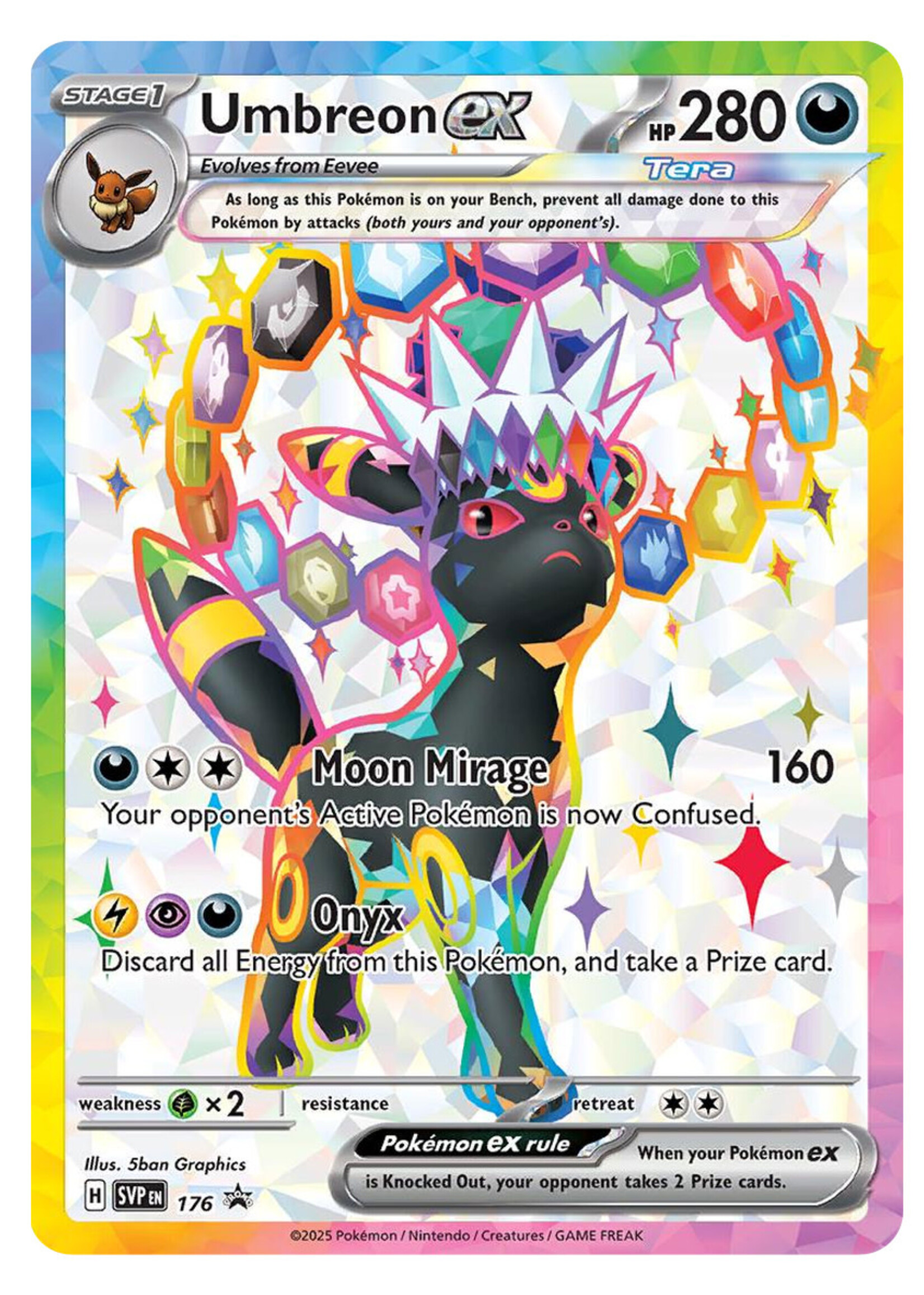 Umbreon Ex 176 (SVP): near mint