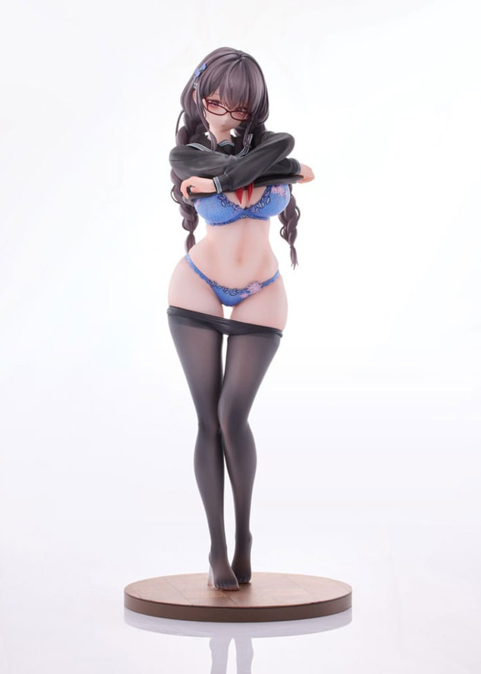 Original Character PVC 1/6 Gap Glasses Girl Who Doesn't 28cm