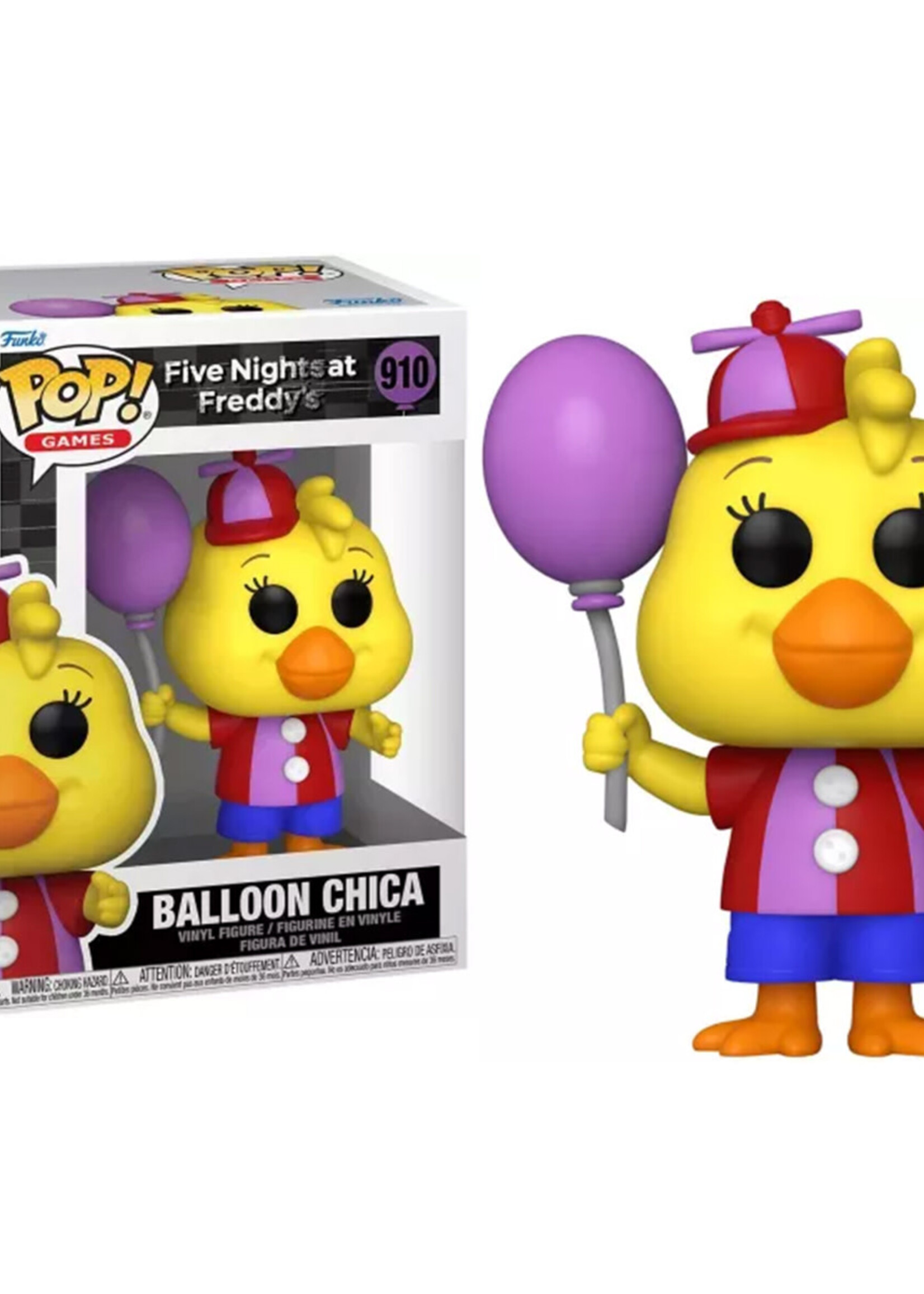 Five Nights at Freddy's Security Breach Funko Pop N° 910 Balloon Chica