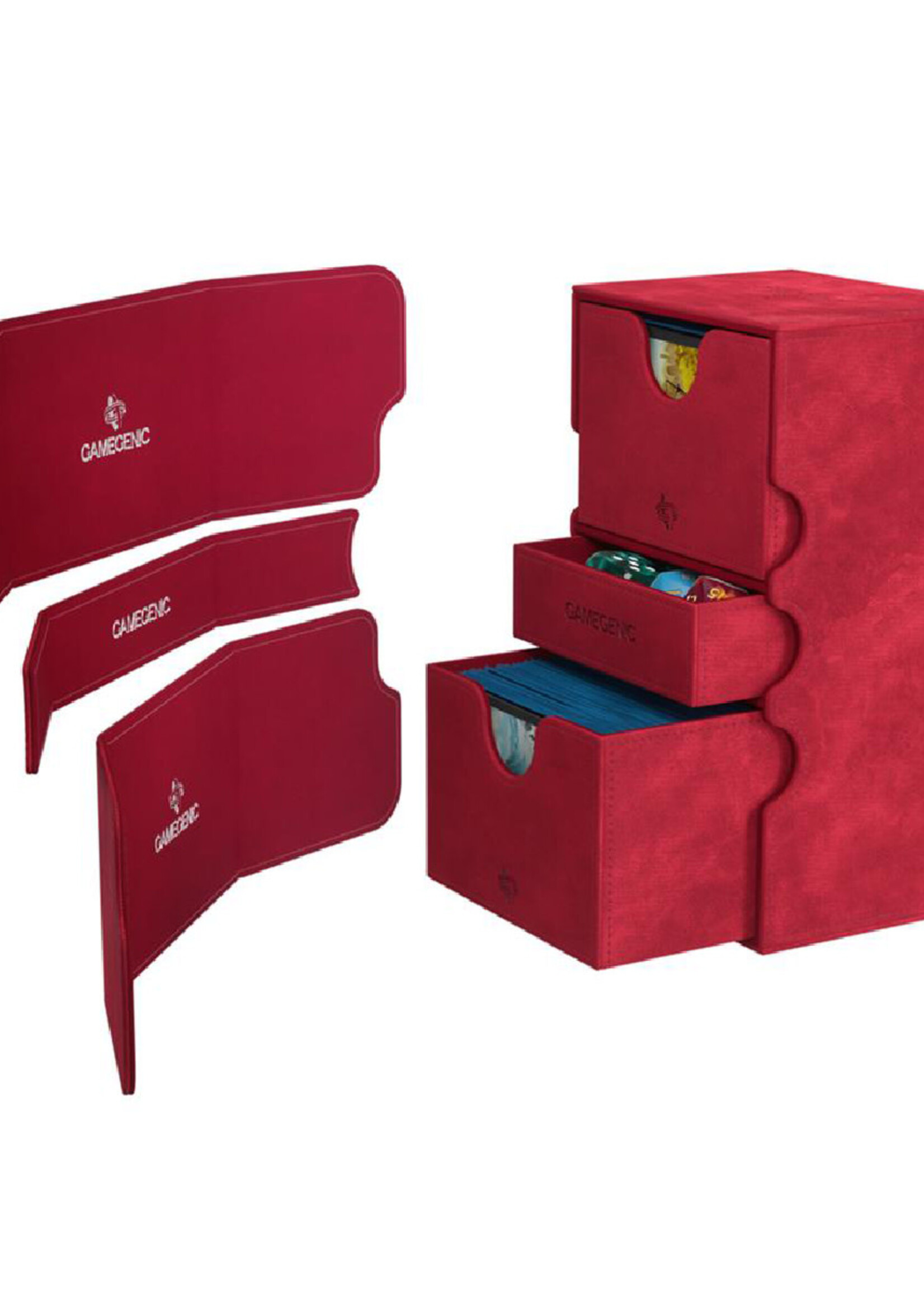 GameGenic Deckbox Stronghold XL 200+ Red