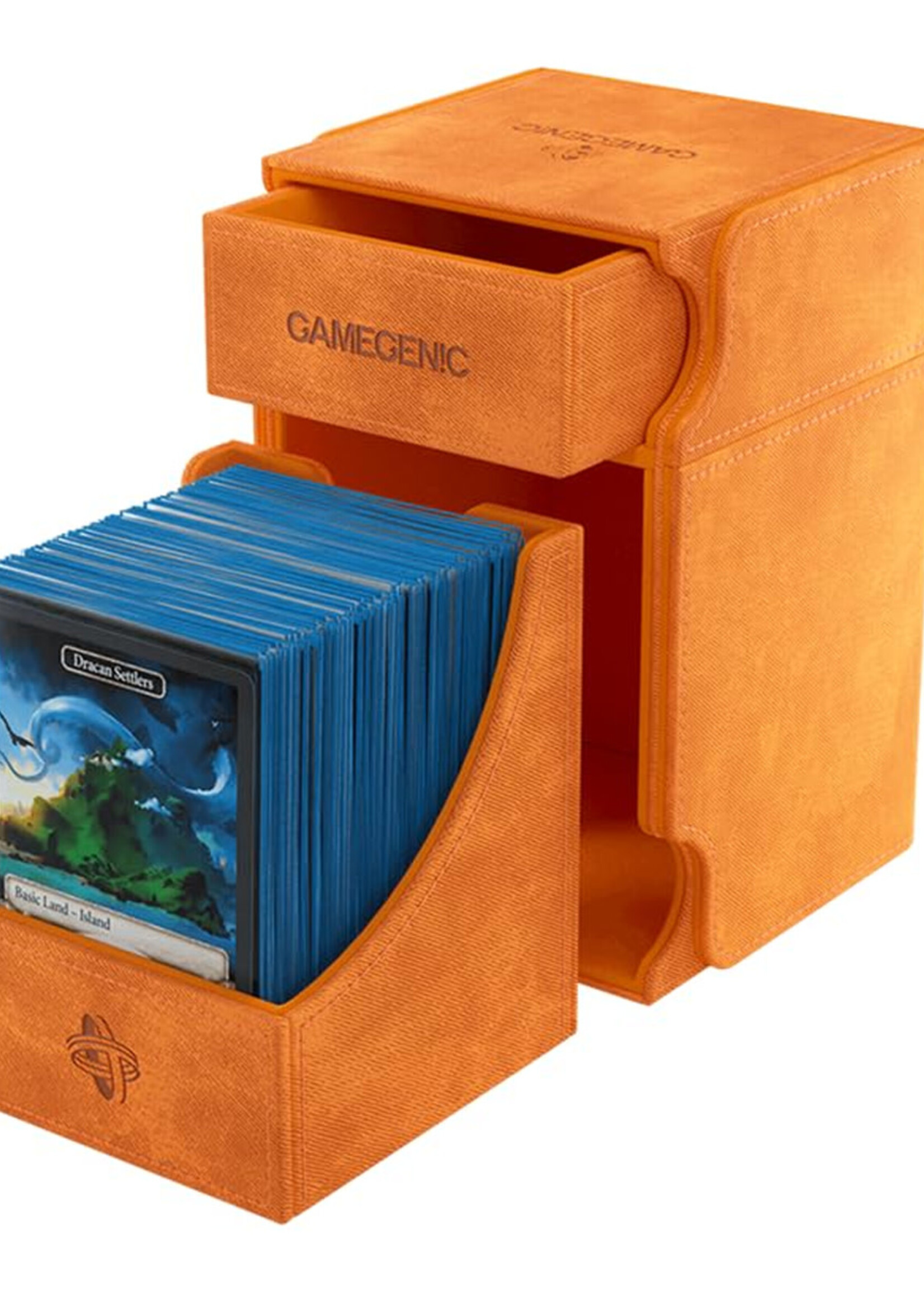 GameGenic Deckbox Watchtower XL 100+ Orange
