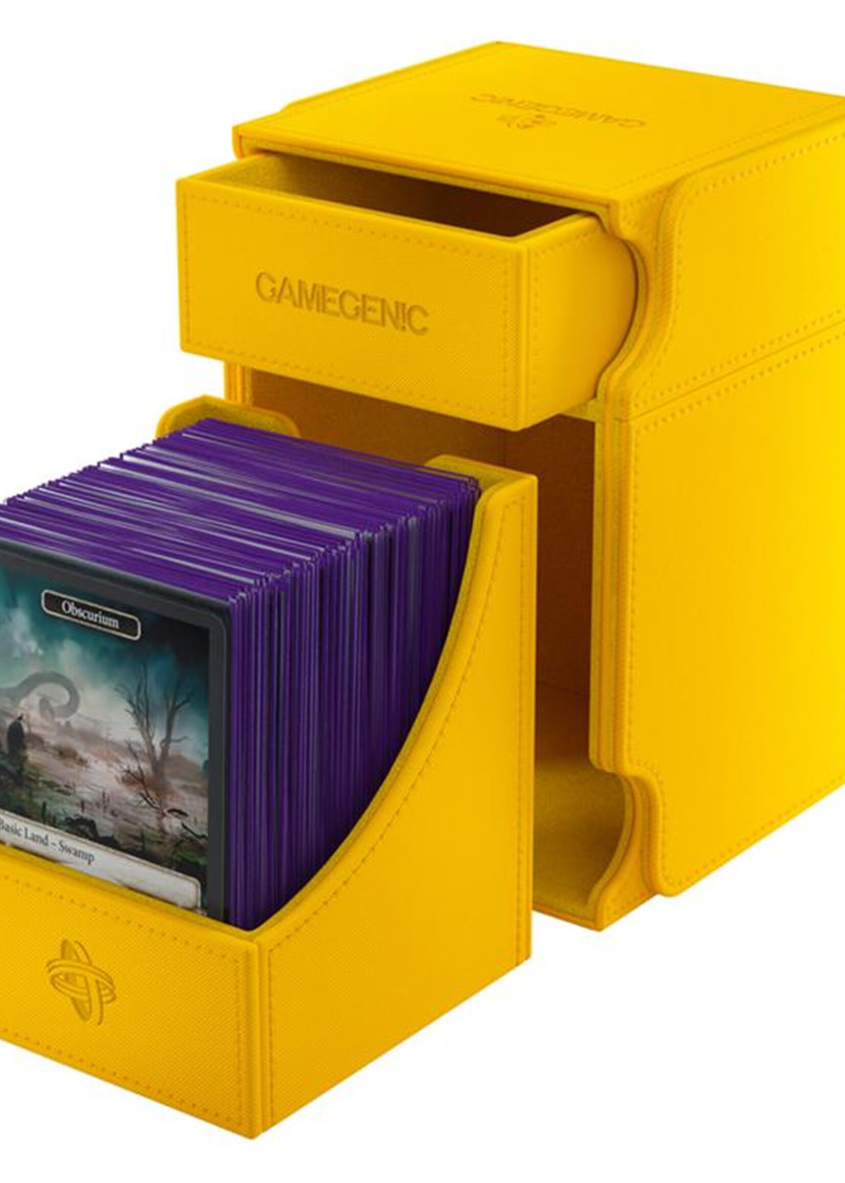 GameGenic Deckbox Watchtower XL 100+ Yellow
