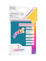 GameGenic Sleeves Japanese Size 62x89mm (60) Aqua