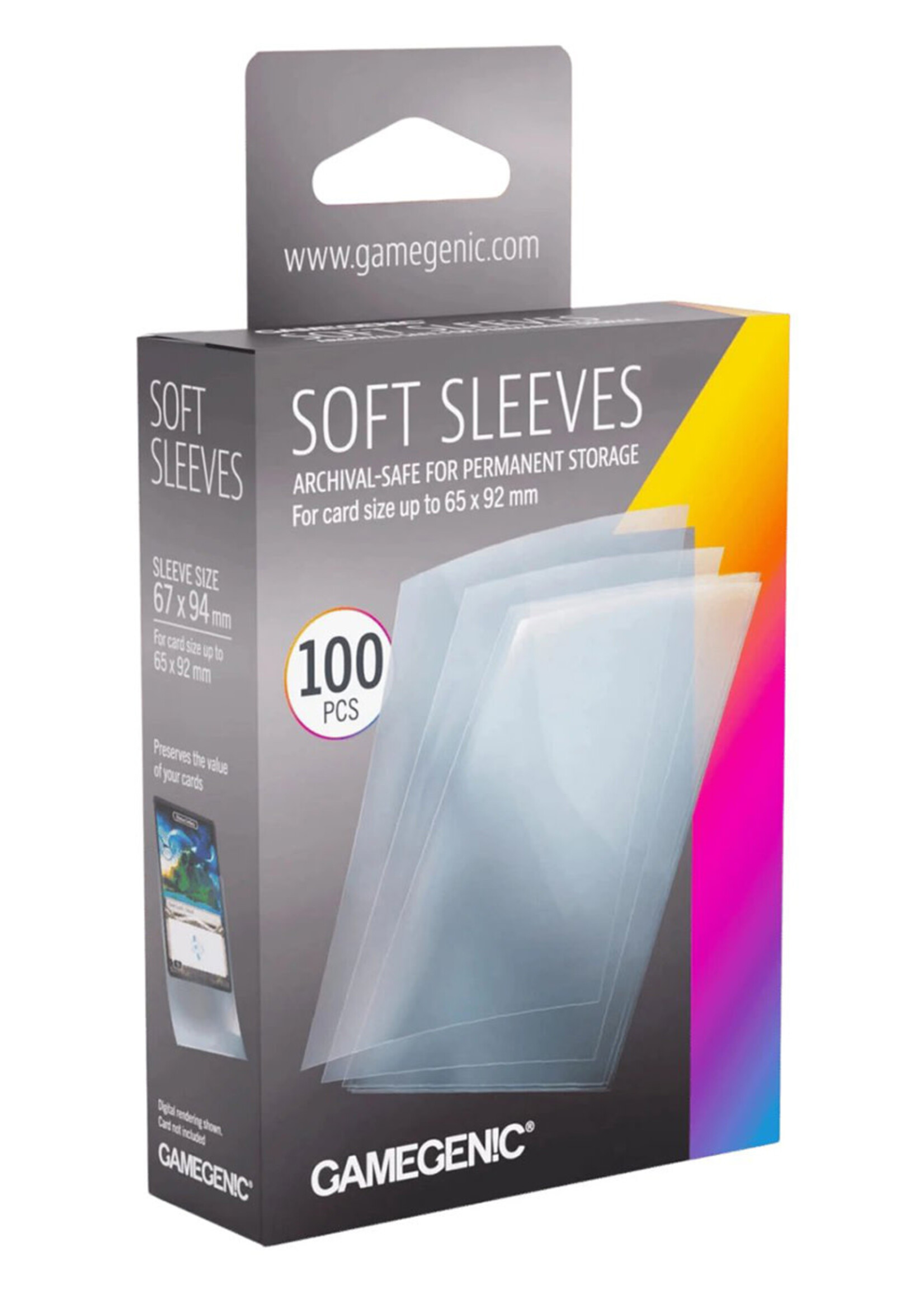 Gamegenic Soft Sleeve Pack (100CT)