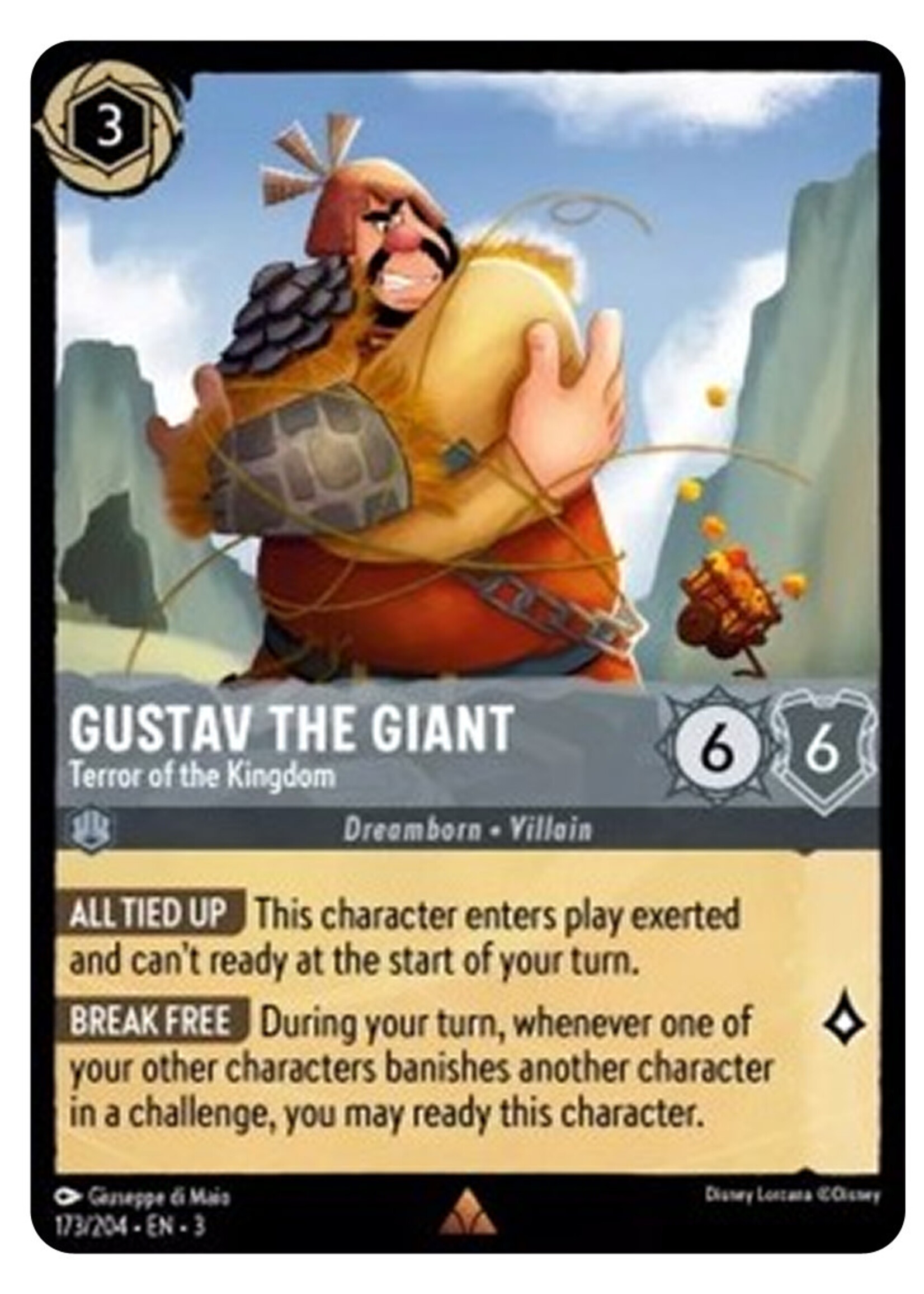 Gustav The Giant Terror of the  Kingdom 173 (3INK)